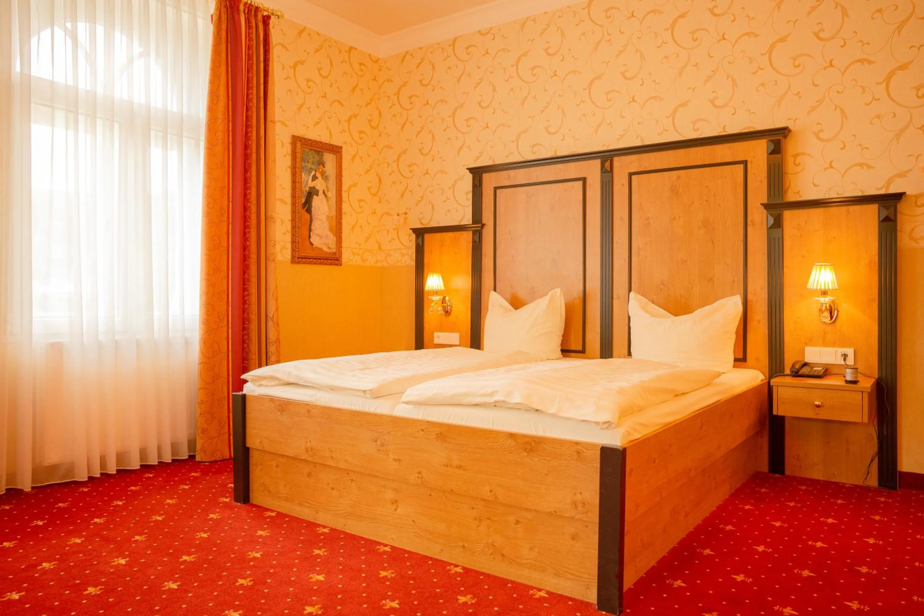 Bed in Alte Landratsvilla Hotel Bender