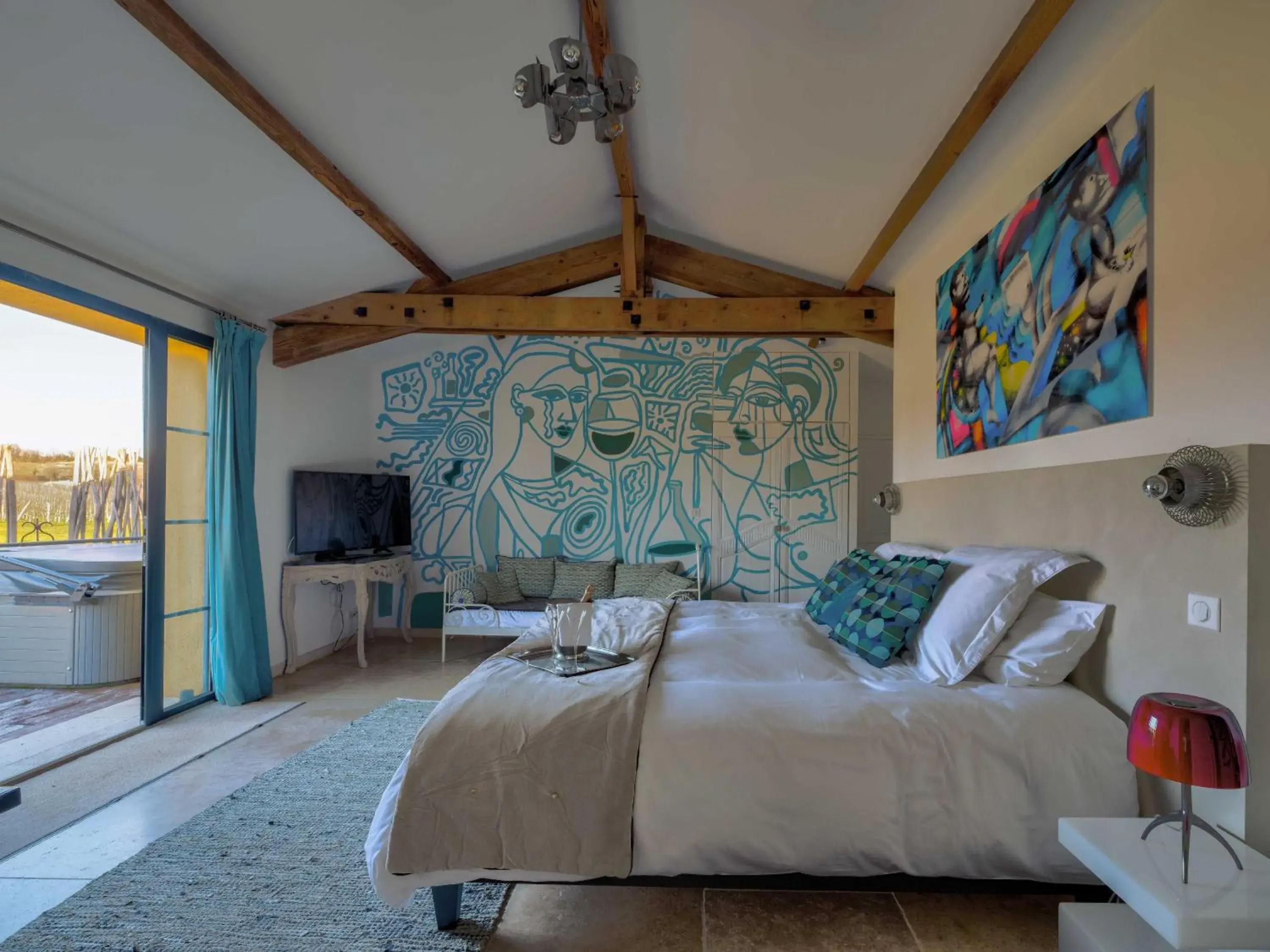 Deluxe Suite with Spa Bath in Chateau du Palanquey & SPA Deluxe Suite with Spa Bath in Chateau du Palanquey & SPA