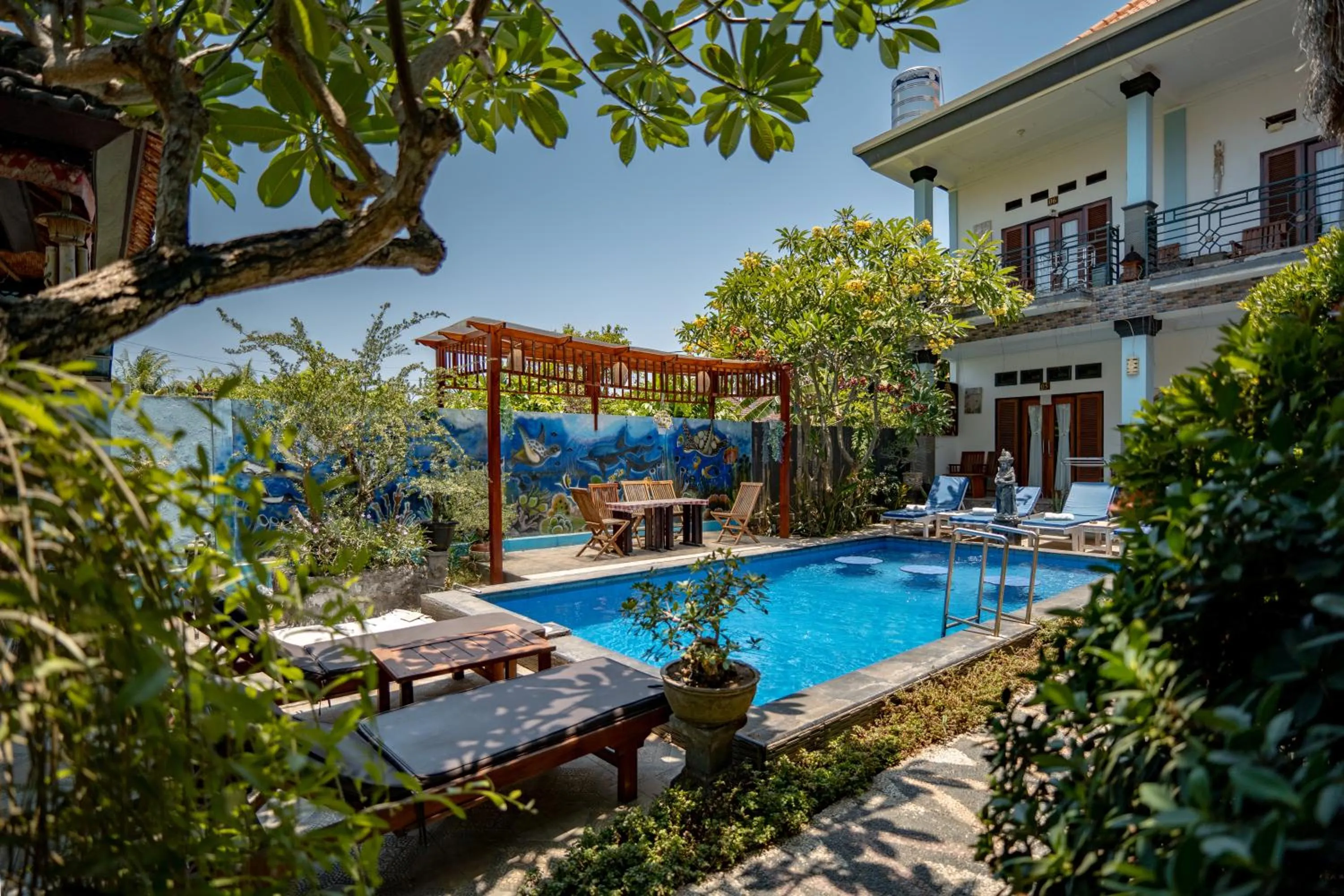 Pool view in D' Kubon Penida by ABM