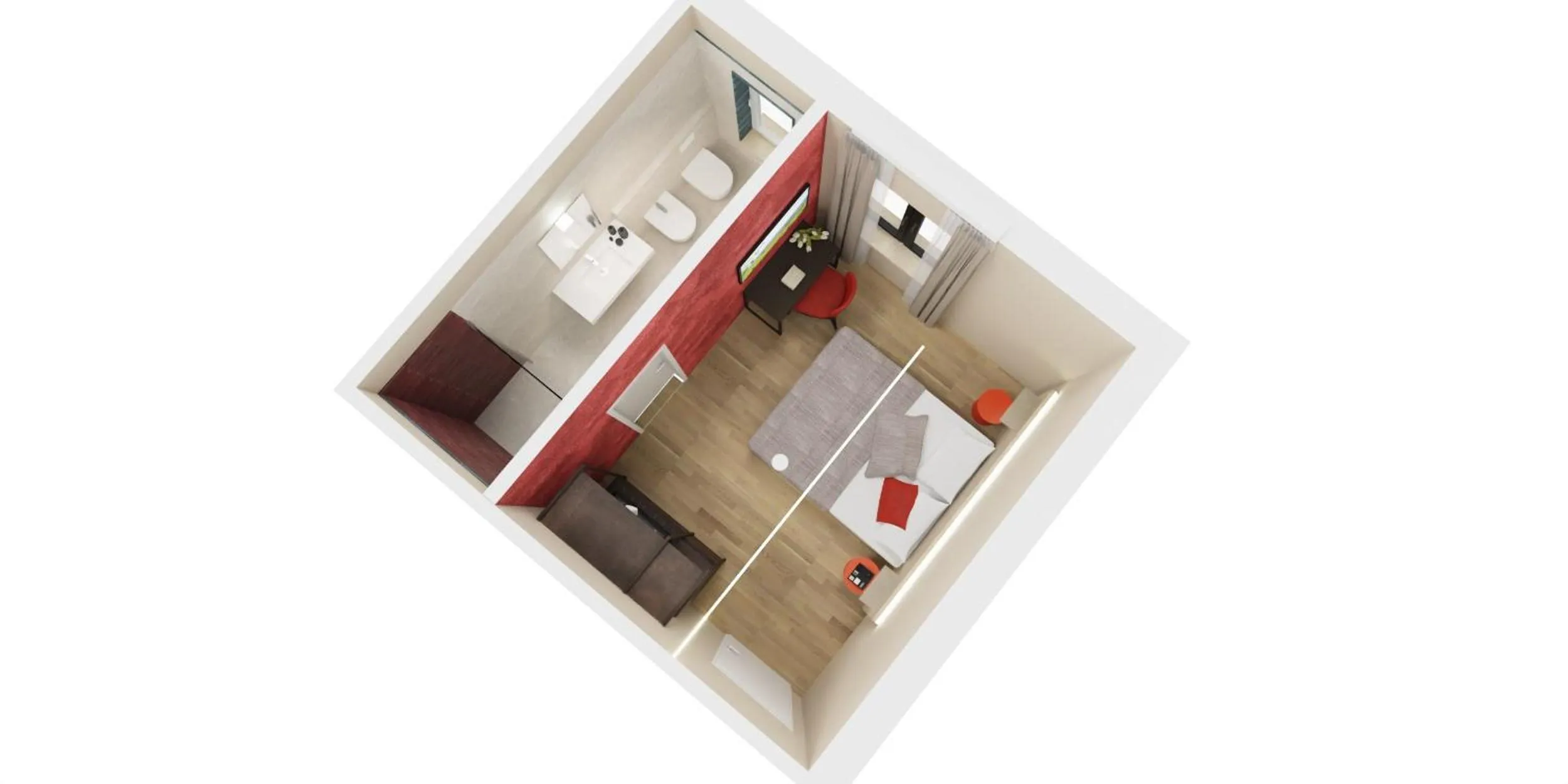 Floor plan in Hotel Ristorante Dante