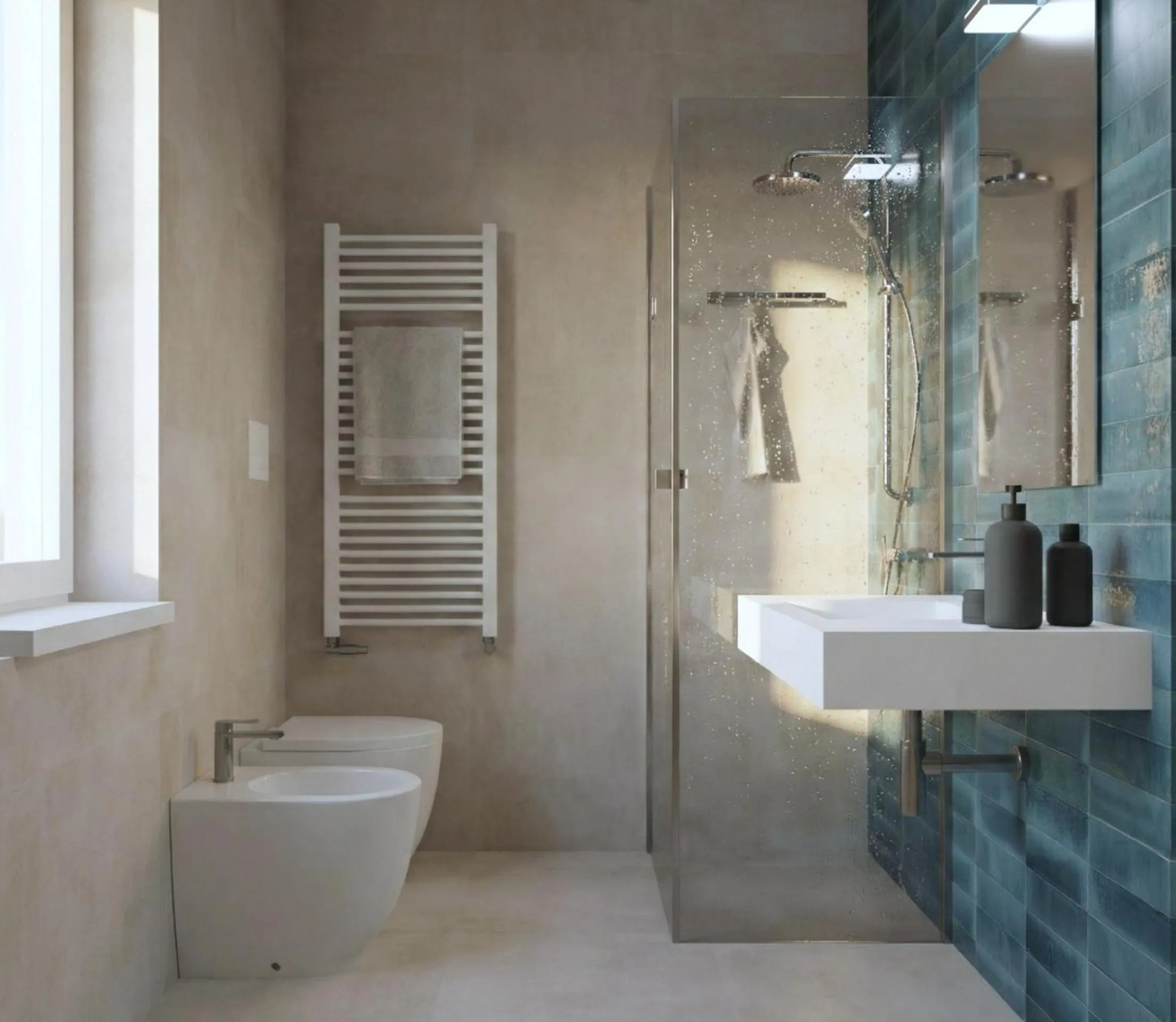 Bathroom in Hotel Ristorante Dante