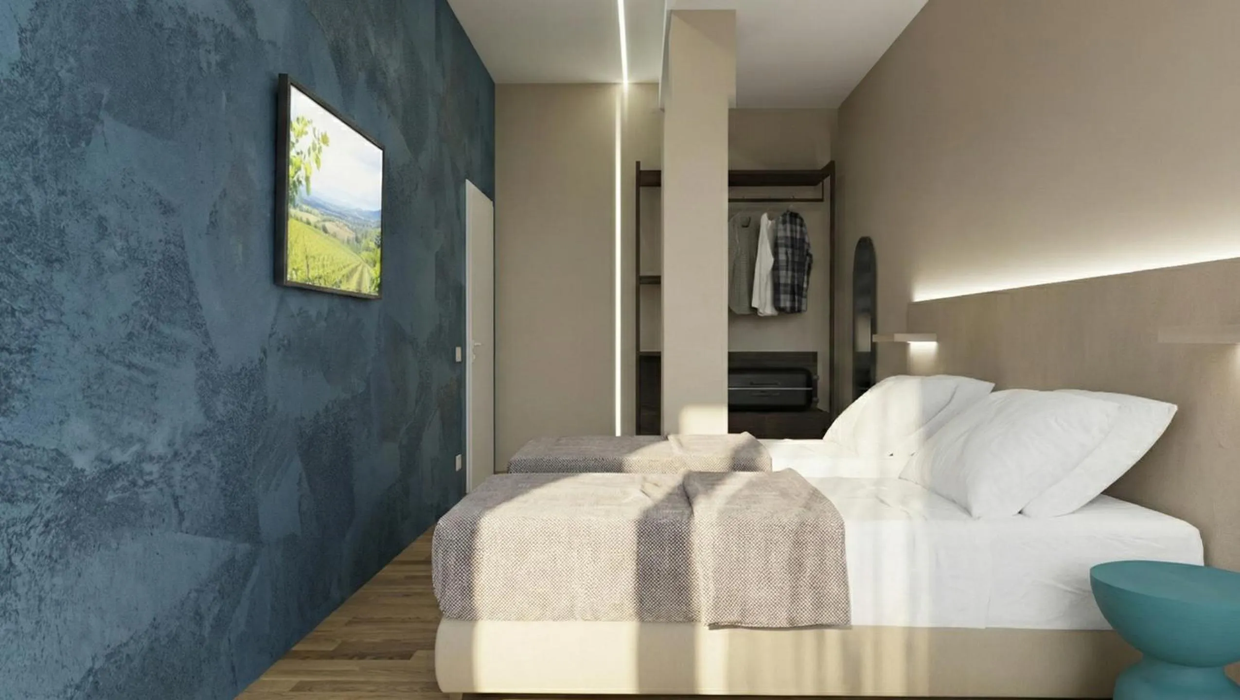 Bedroom, Bed in Hotel Ristorante Dante