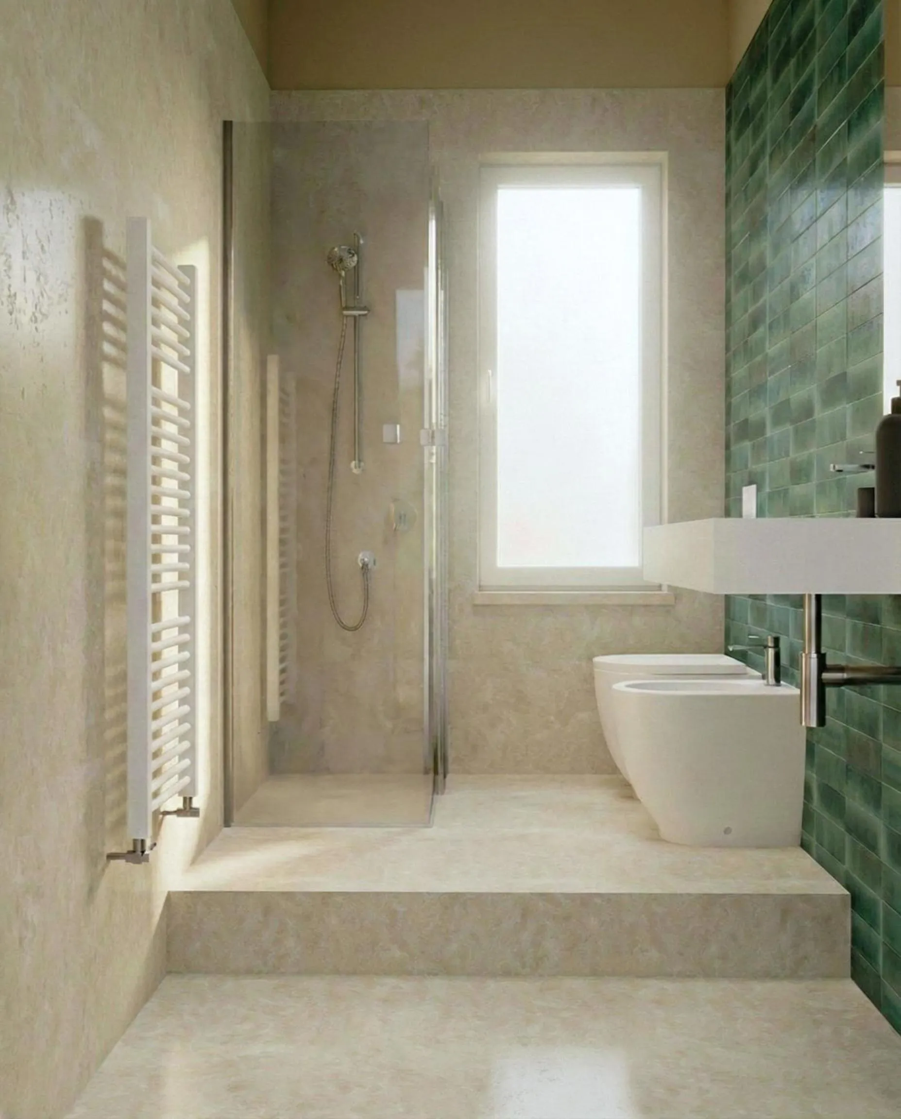 Bathroom in Hotel Ristorante Dante