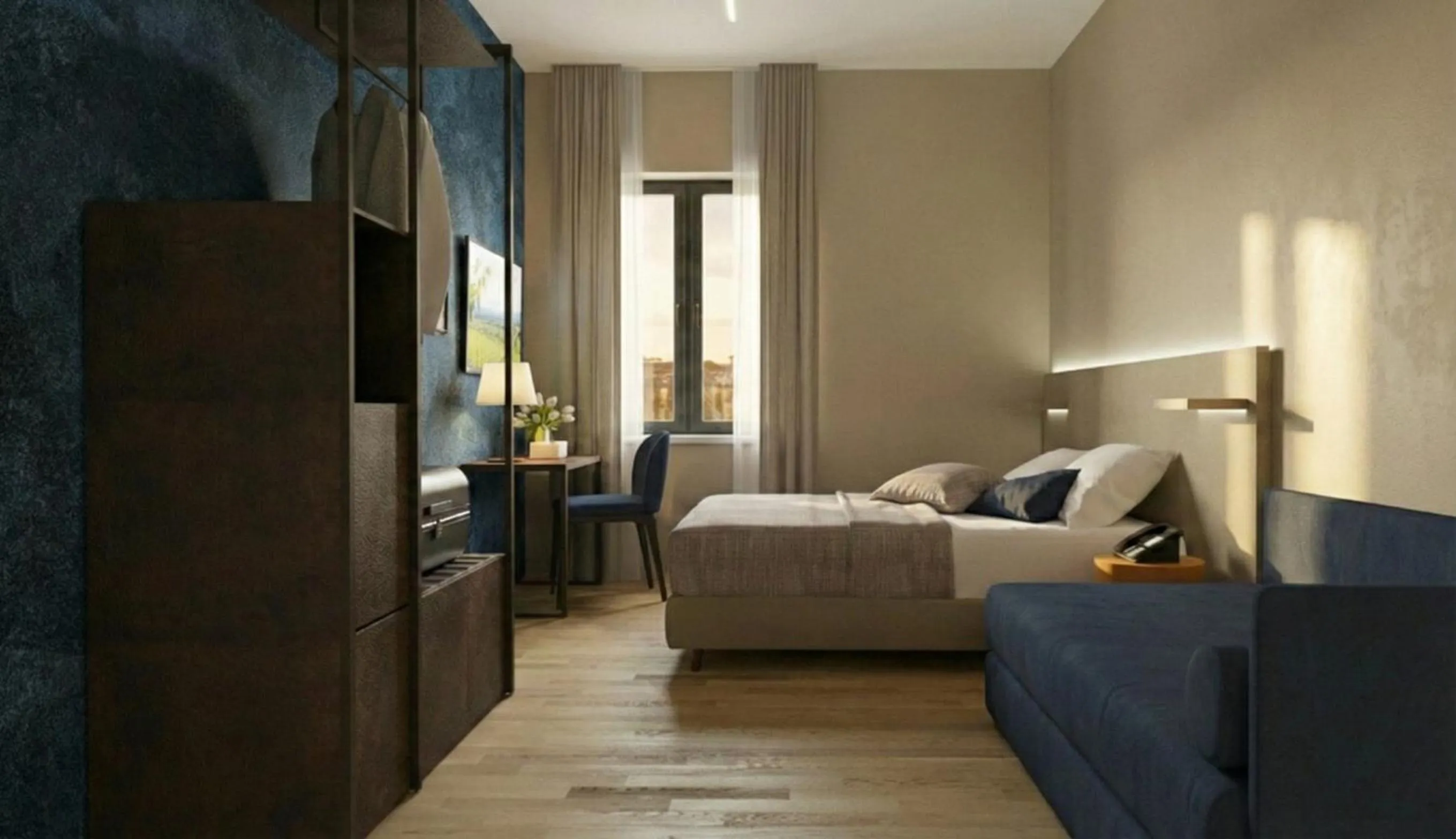 Bedroom, Bed in Hotel Ristorante Dante