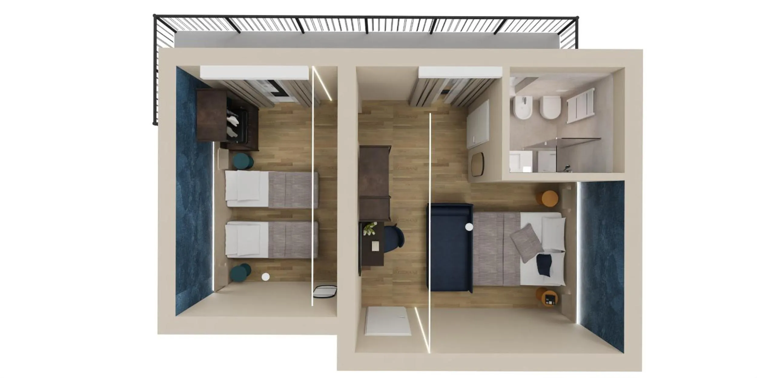 Bedroom in Hotel Ristorante Dante