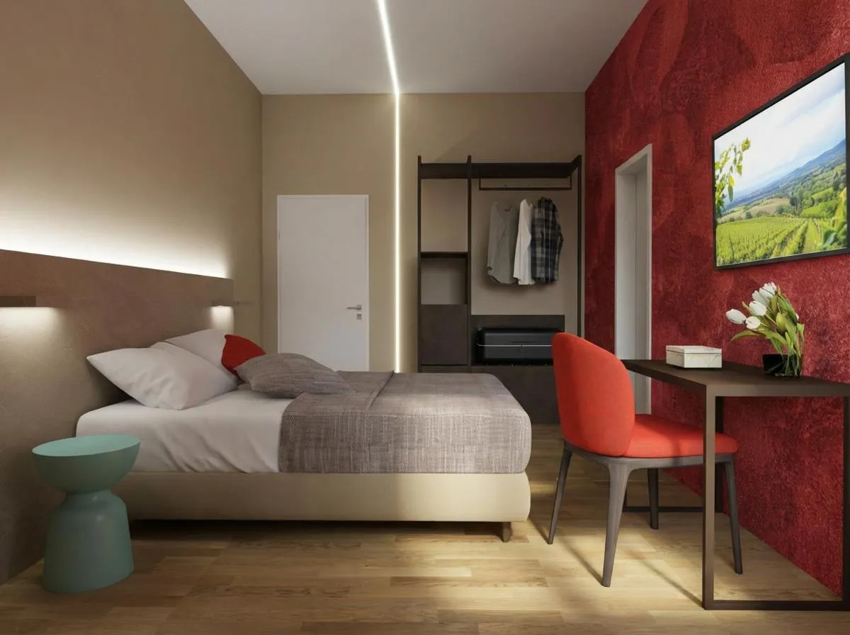 Bedroom, Bed in Hotel Ristorante Dante