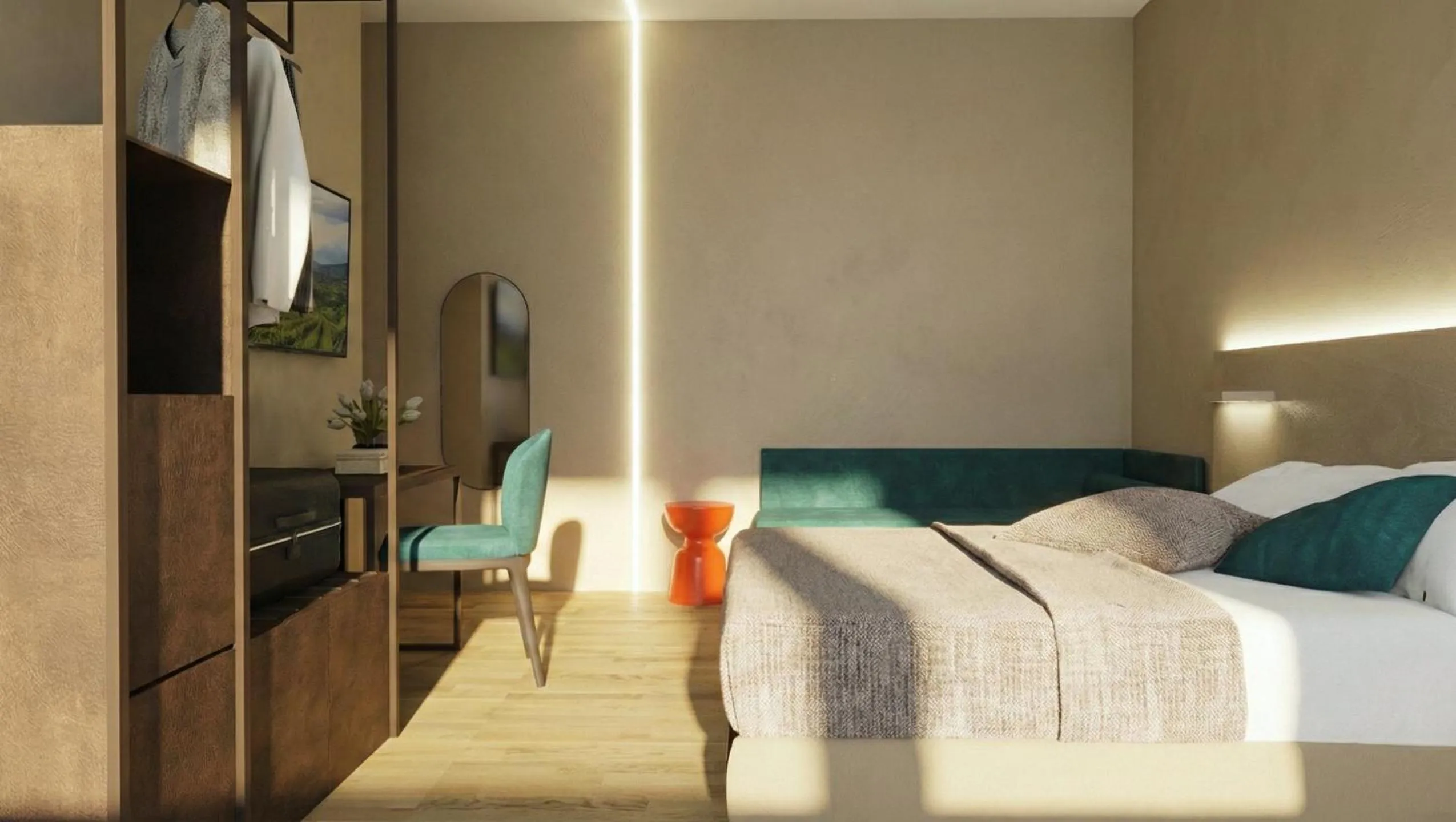 Bedroom, Bed in Hotel Ristorante Dante