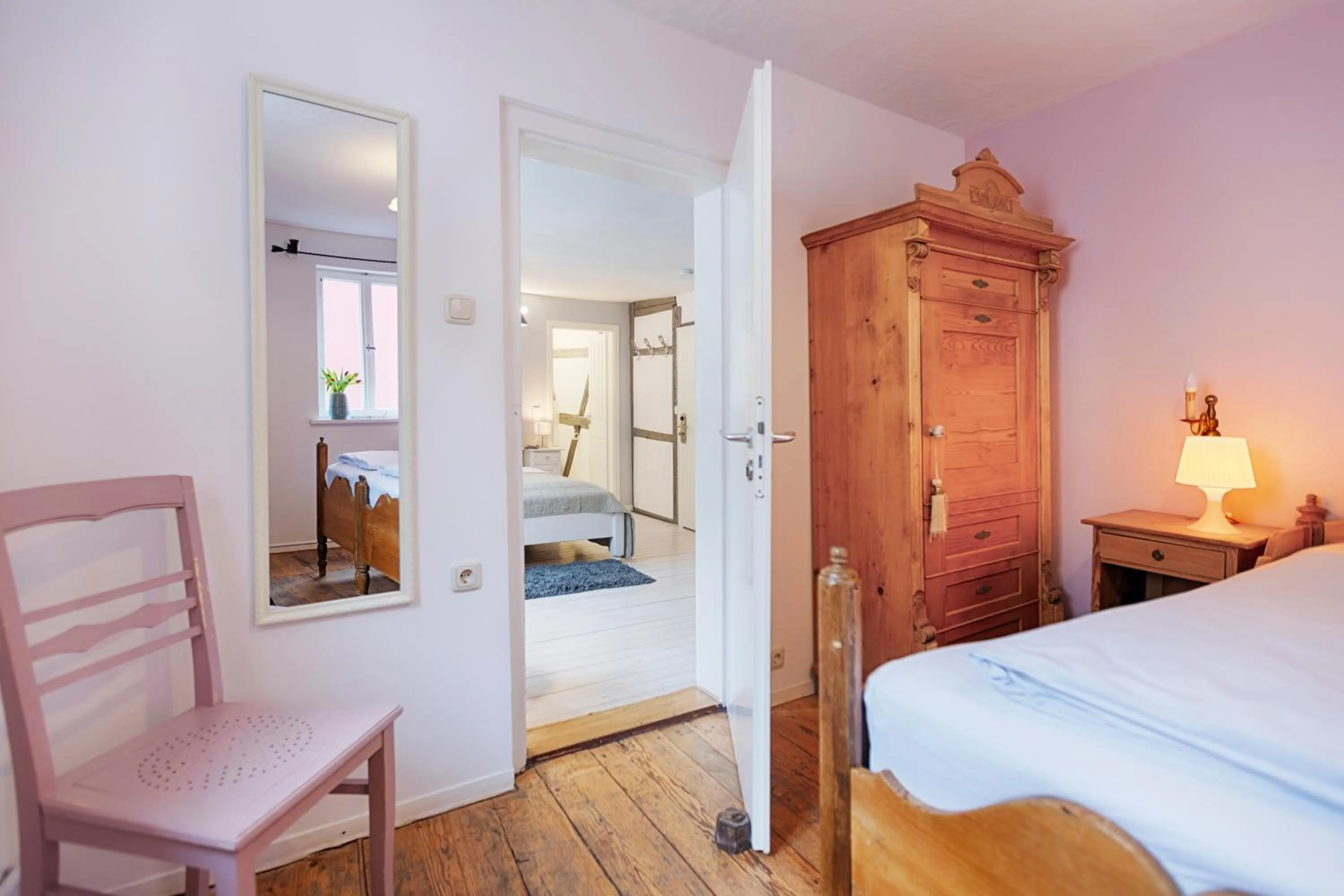 Bed in Weinhotel Oechsle & Brix