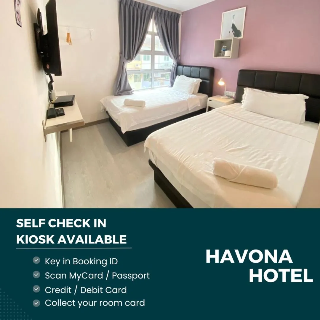 Bed in Havona hotel - Taman Tropika Kulai