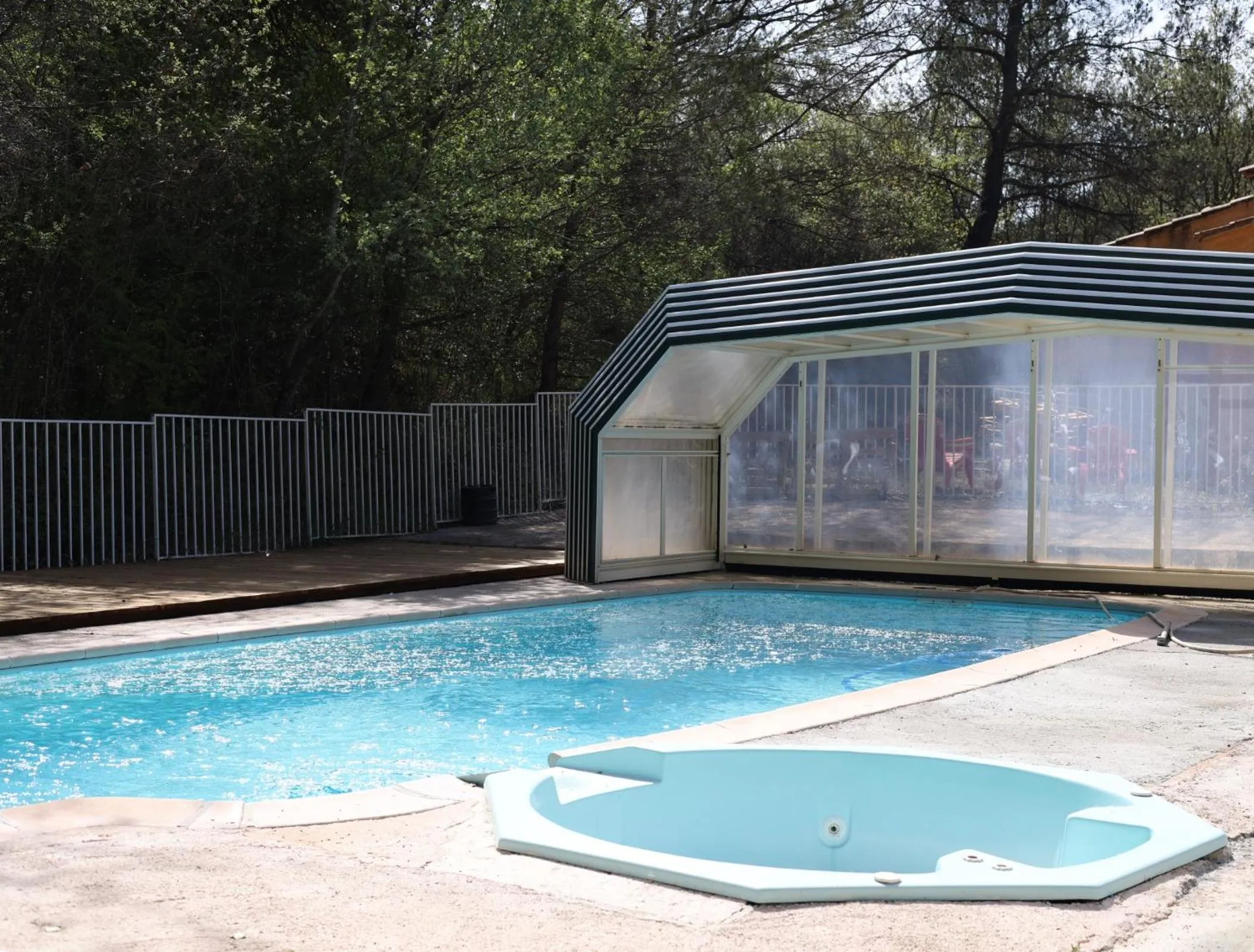 Pool view in Domaine de bois joli