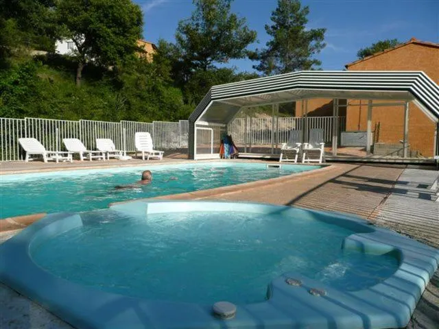 Pool view in Domaine de bois joli