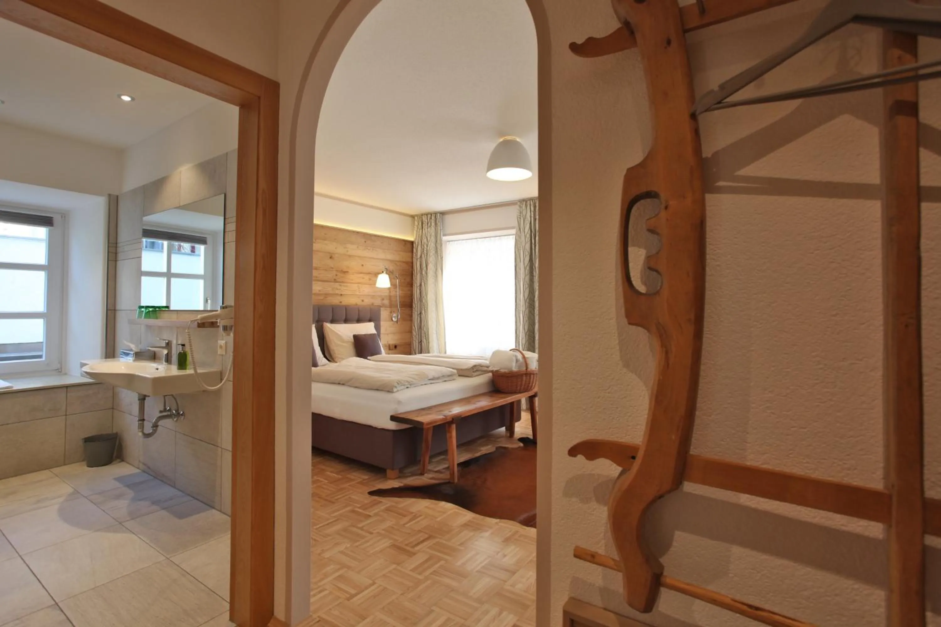 Photo of the whole room, Bed in Hotel-Restaurant-Café Krainer