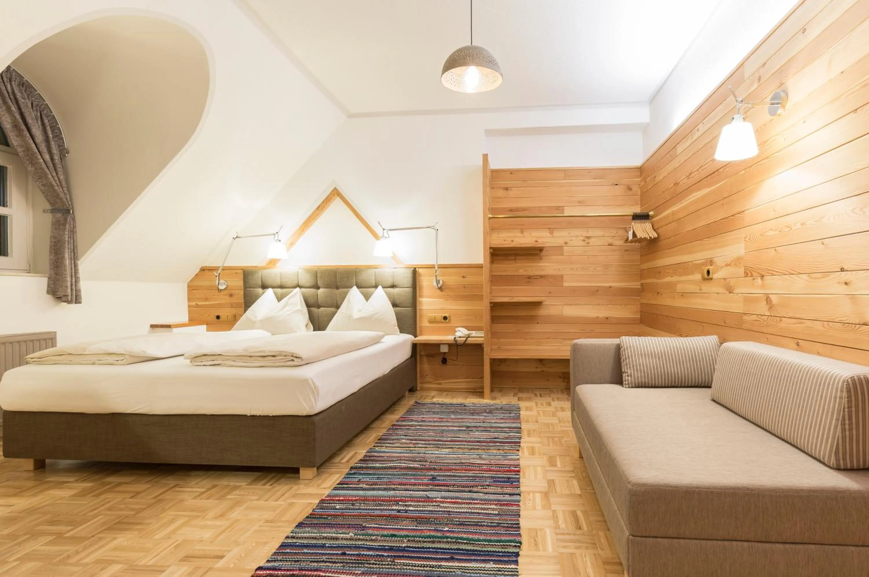 Decorative detail, Bed in Hotel-Restaurant-Café Krainer