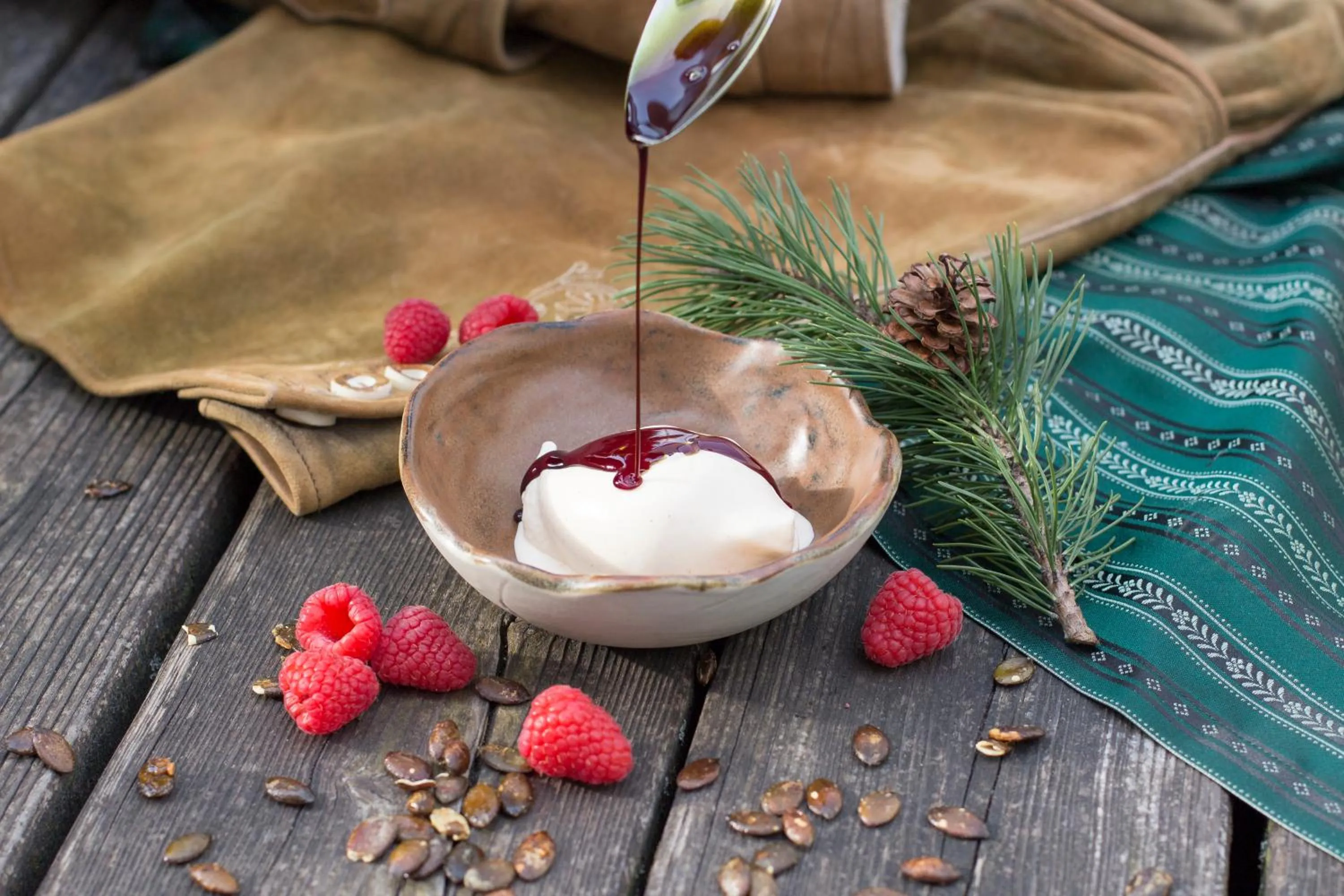 Food close-up in Hotel-Restaurant-Café Krainer
