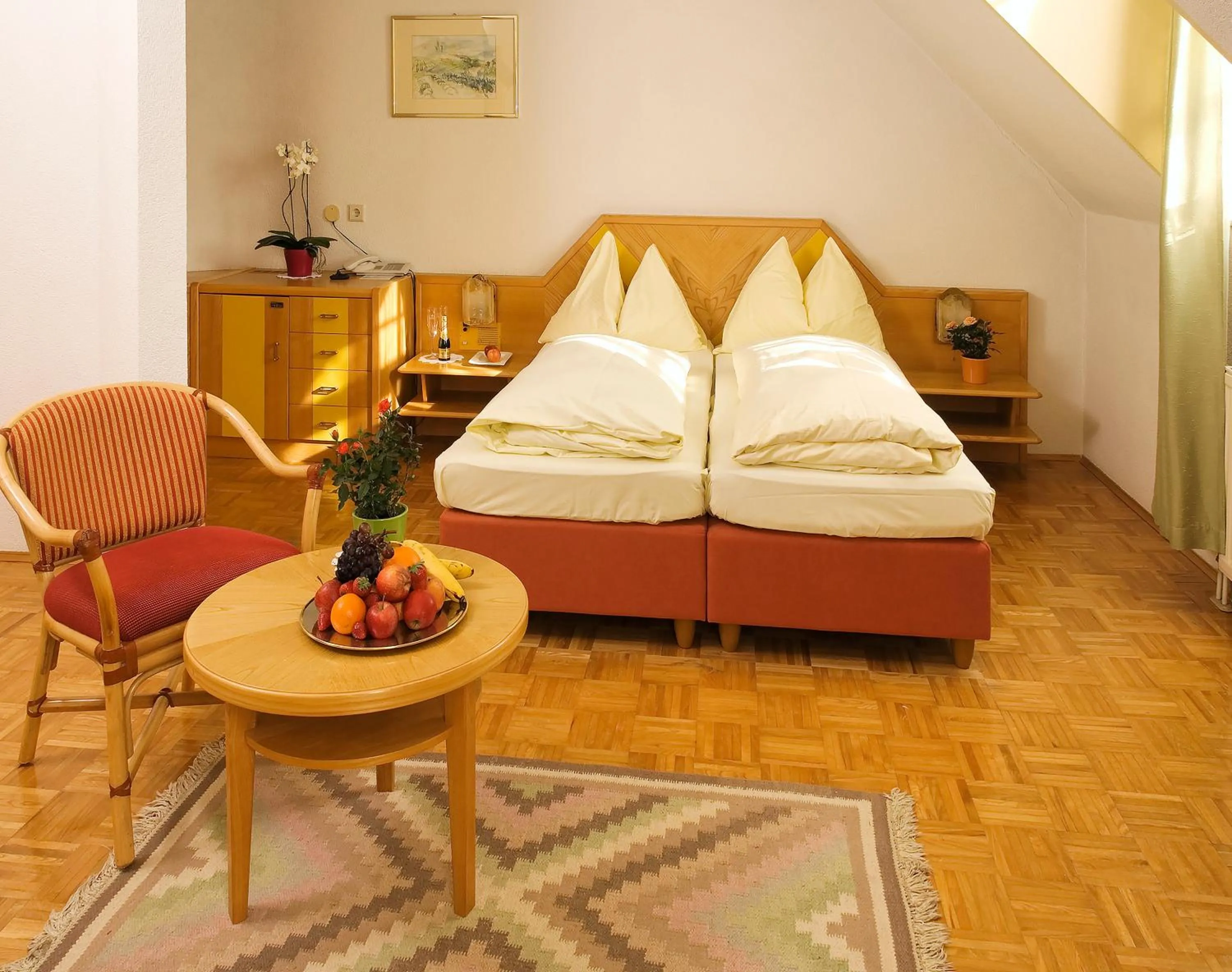 Photo of the whole room, Bed in Hotel-Restaurant-Café Krainer