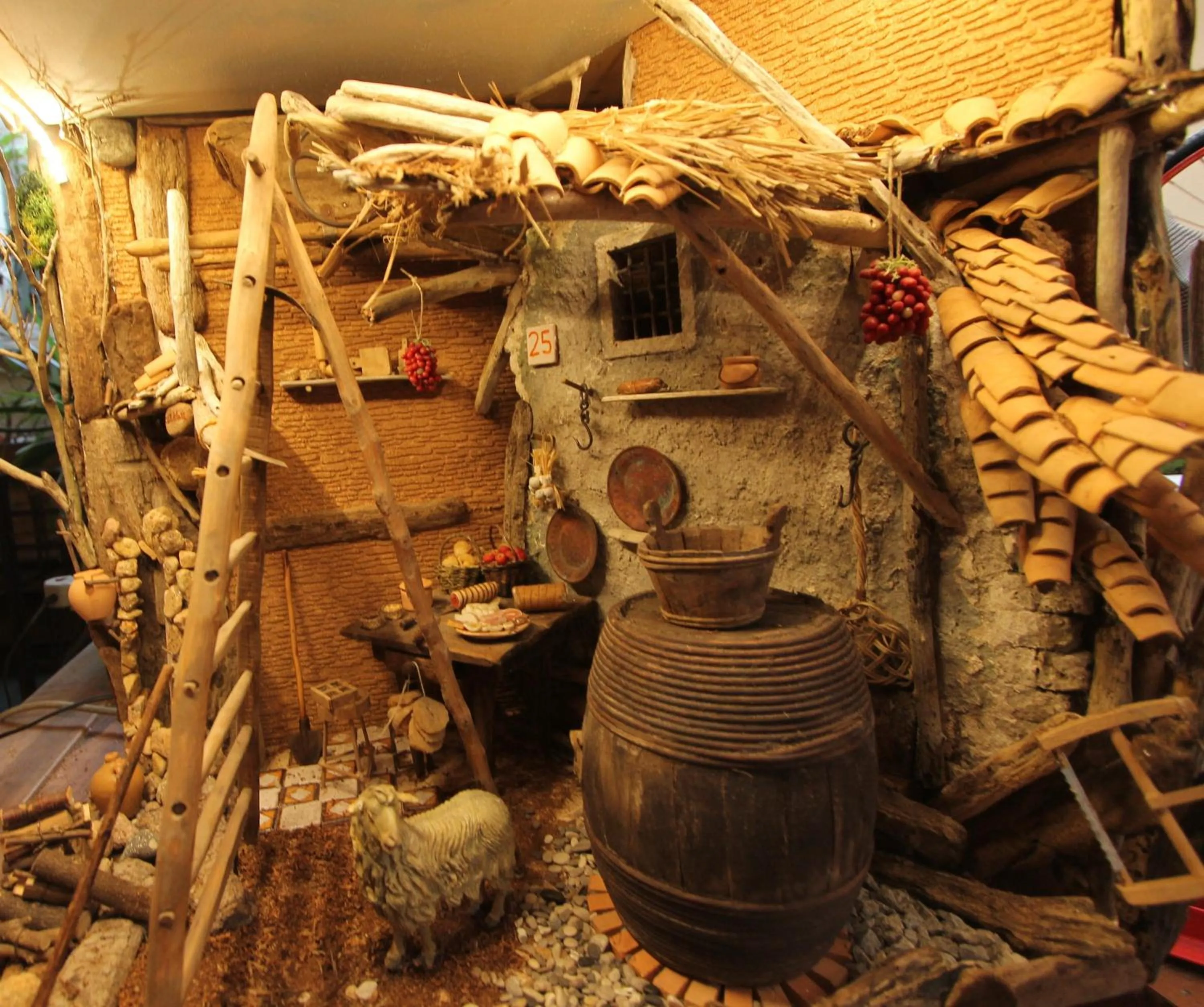 Decorative detail in Weekend a Napoli