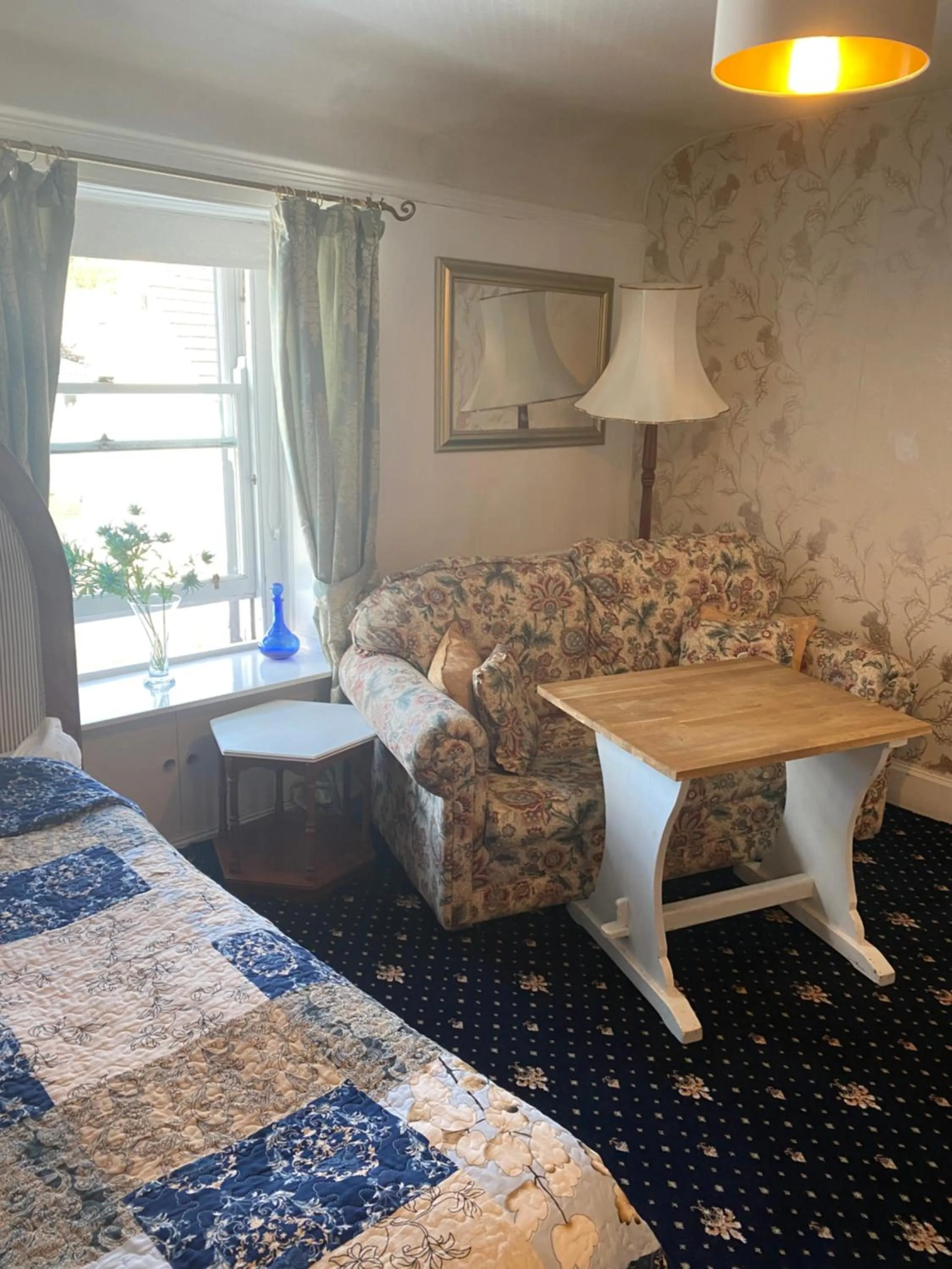 Bed in Craighlaw Vintage Guest Rooms