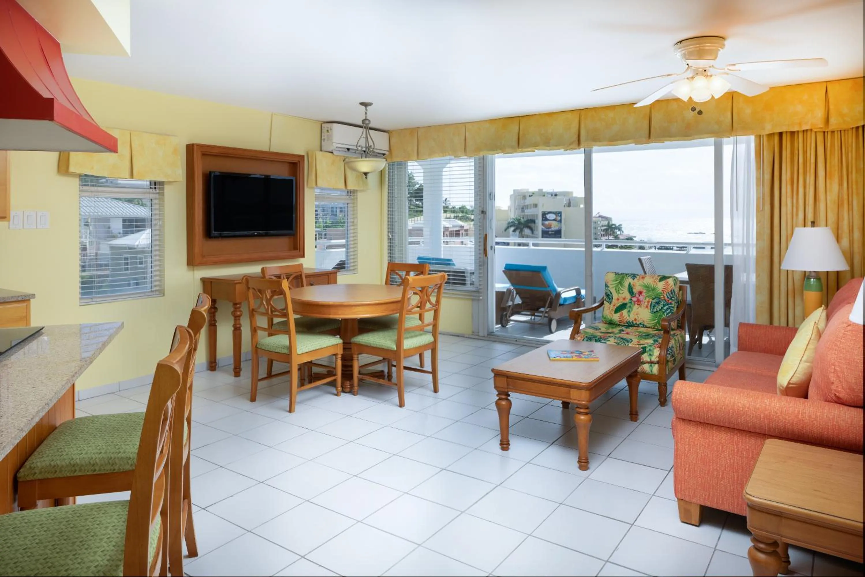 Living room in The Atrium Beach Resort and Spa Sint Maarten, Ascend Hotel Collection