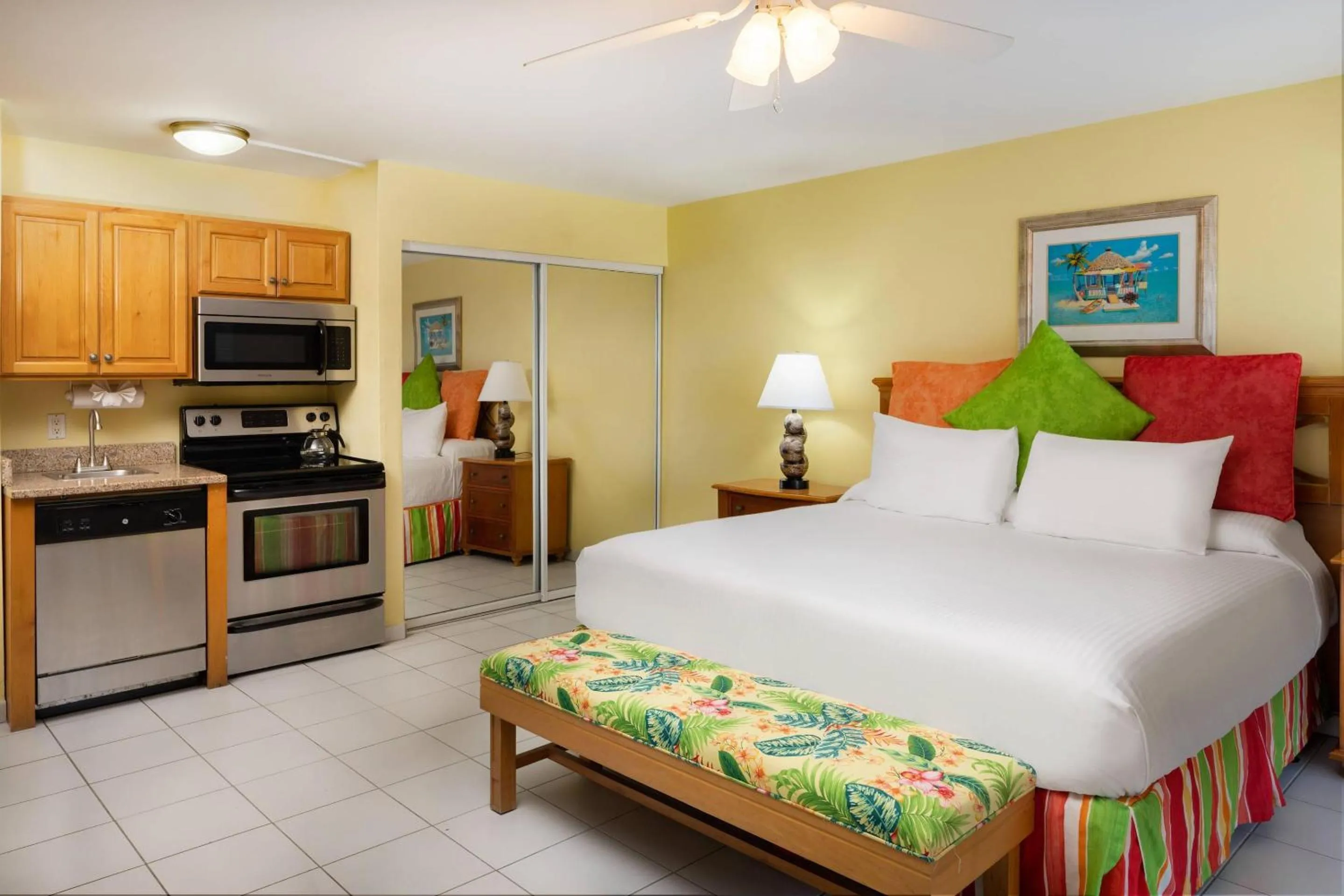 Bedroom, Bed in The Atrium Beach Resort and Spa Sint Maarten, Ascend Hotel Collection