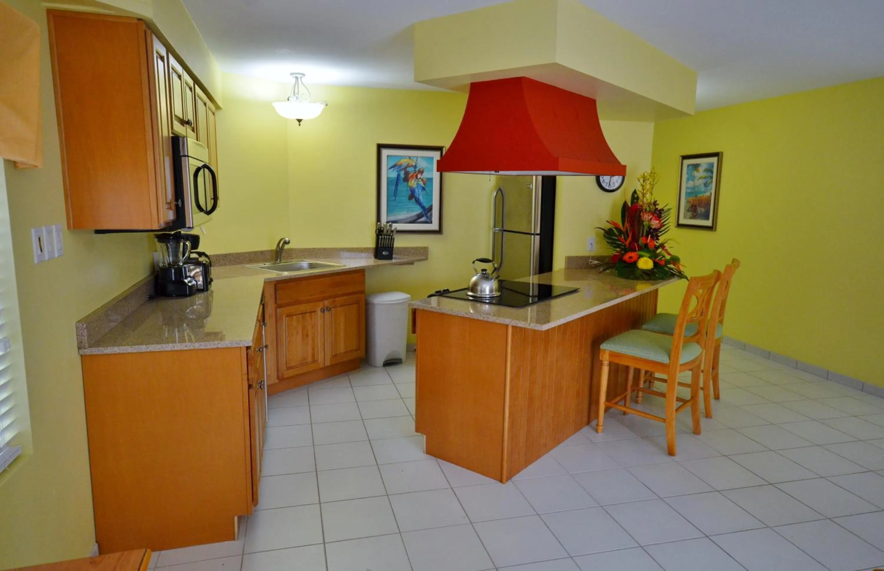 Kitchen or kitchenette in The Atrium Beach Resort and Spa Sint Maarten, Ascend Hotel Collection