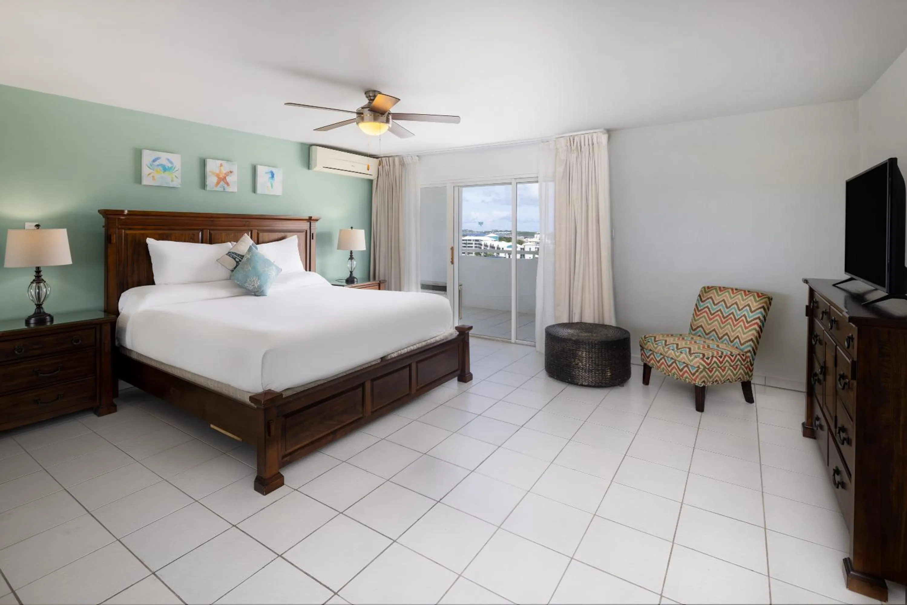 Bed in The Atrium Beach Resort and Spa Sint Maarten, Ascend Hotel Collection