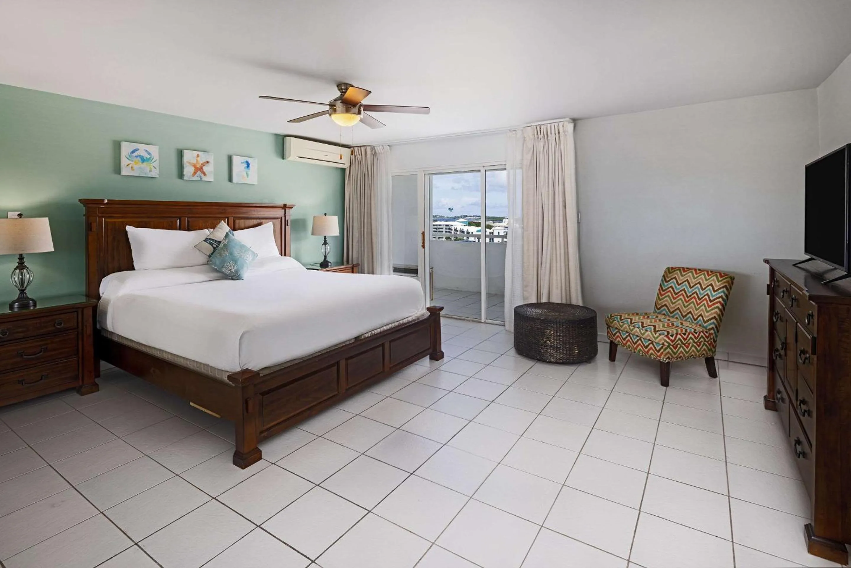 Bedroom, Bed in The Atrium Beach Resort and Spa Sint Maarten, Ascend Hotel Collection