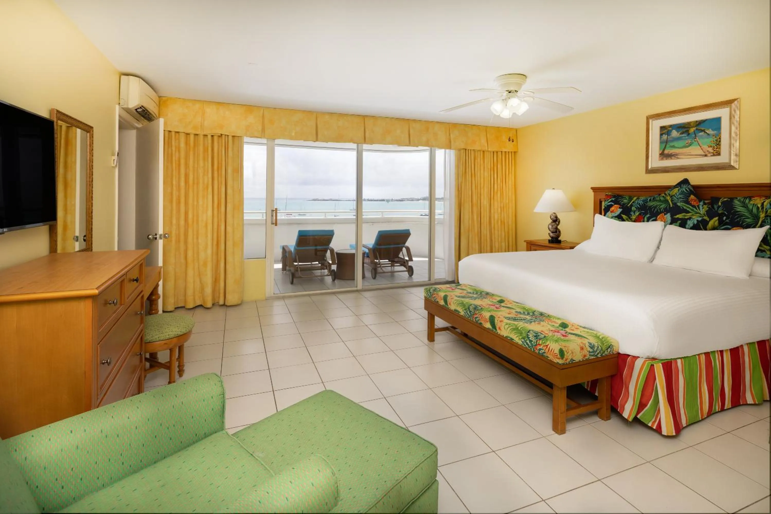 Bed in The Atrium Beach Resort and Spa Sint Maarten, Ascend Hotel Collection