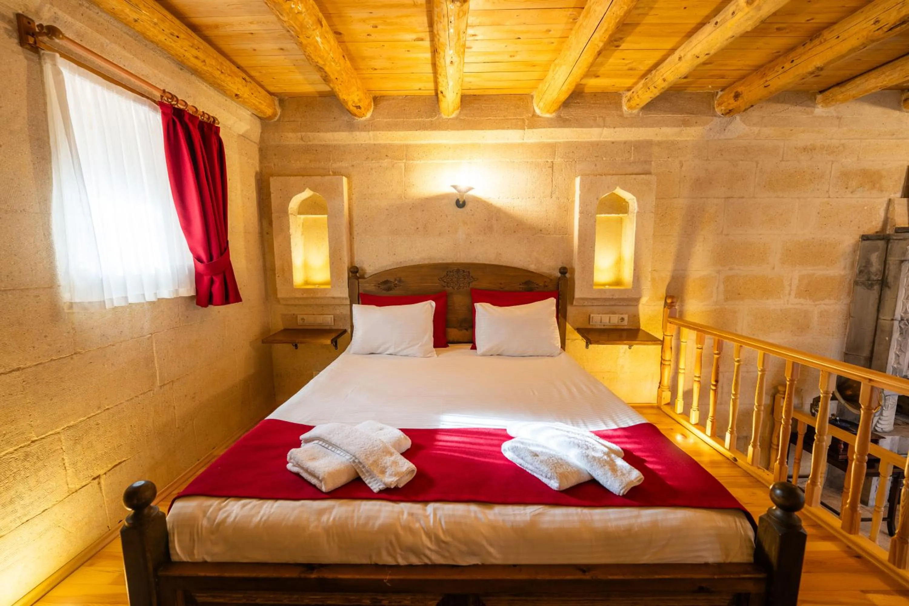 Bed in Asyada Suites Hotel