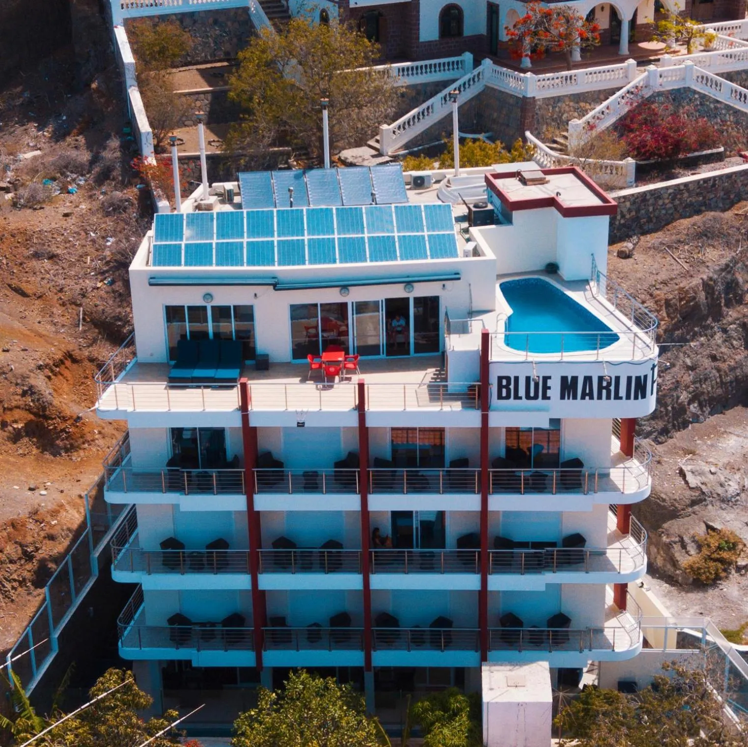 Property building in Blue Marlin Hotel