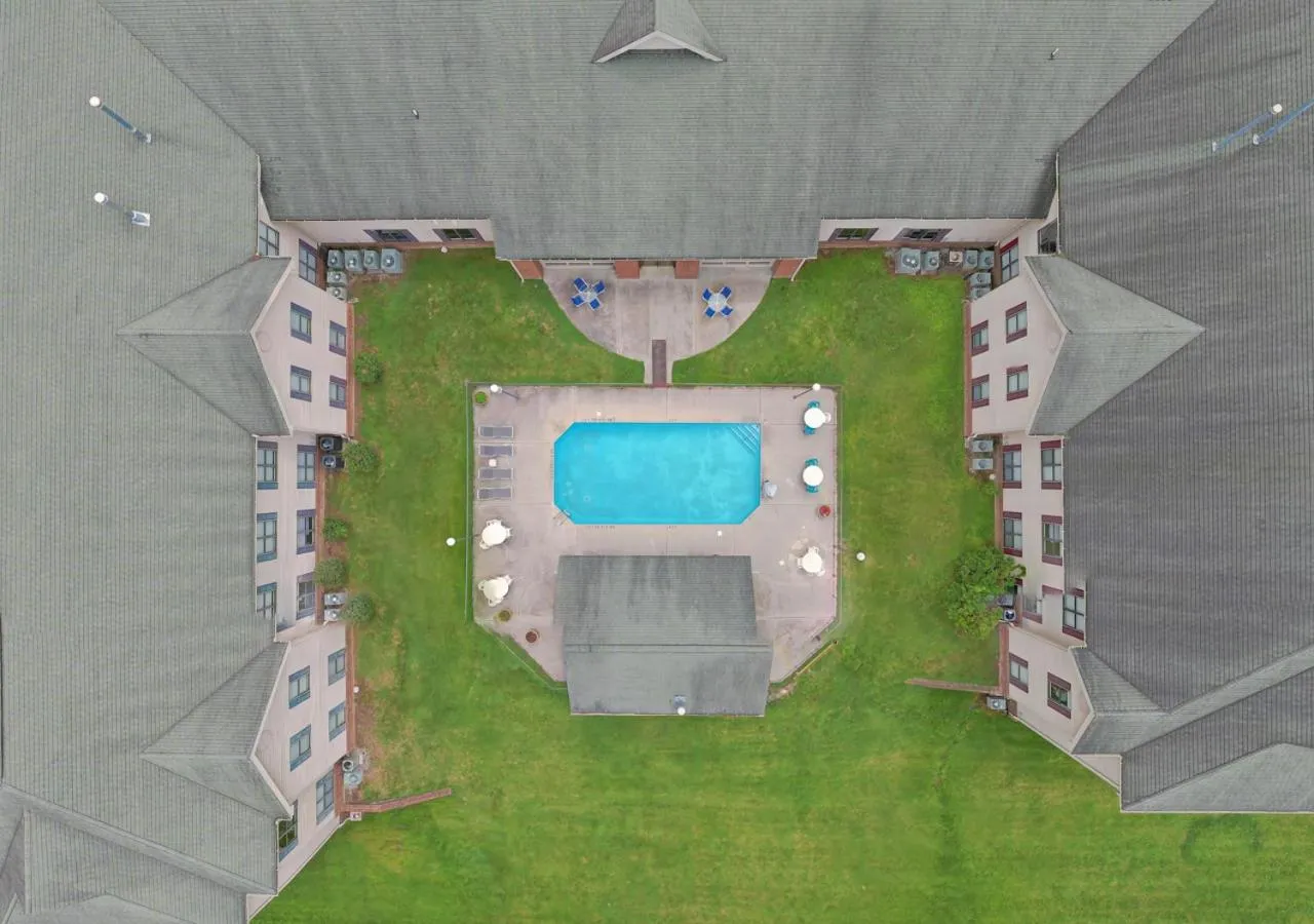 Pool view in All Season Suites