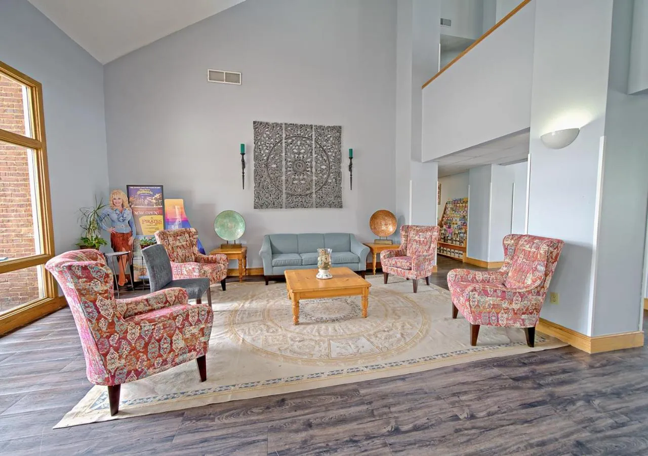 Living room in All Season Suites