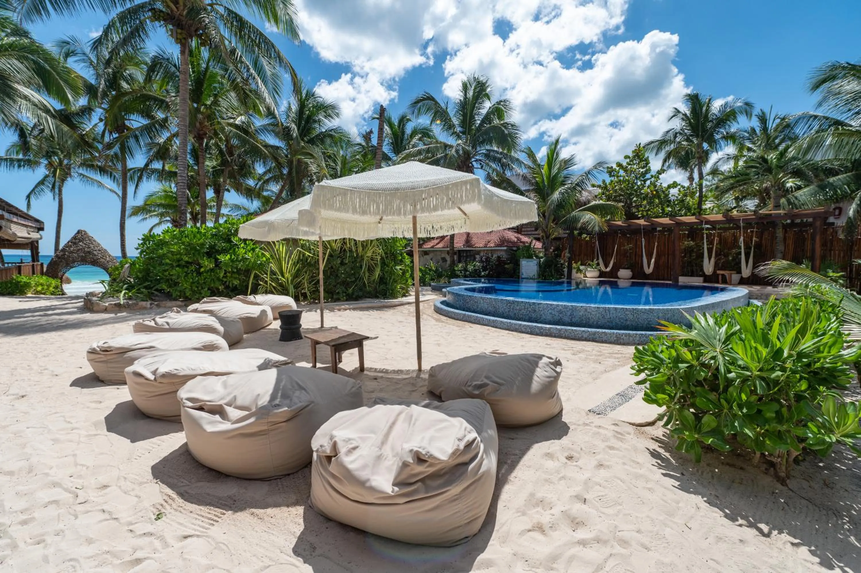 Swimming pool in Ana y Jose Tulum Hotel & Beach Club