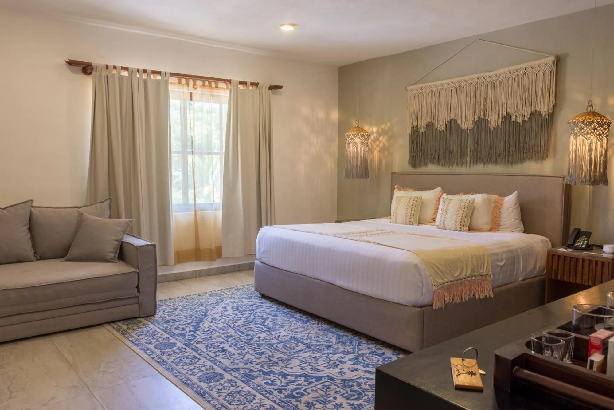 Bed in Ana y Jose Tulum Hotel & Beach Club