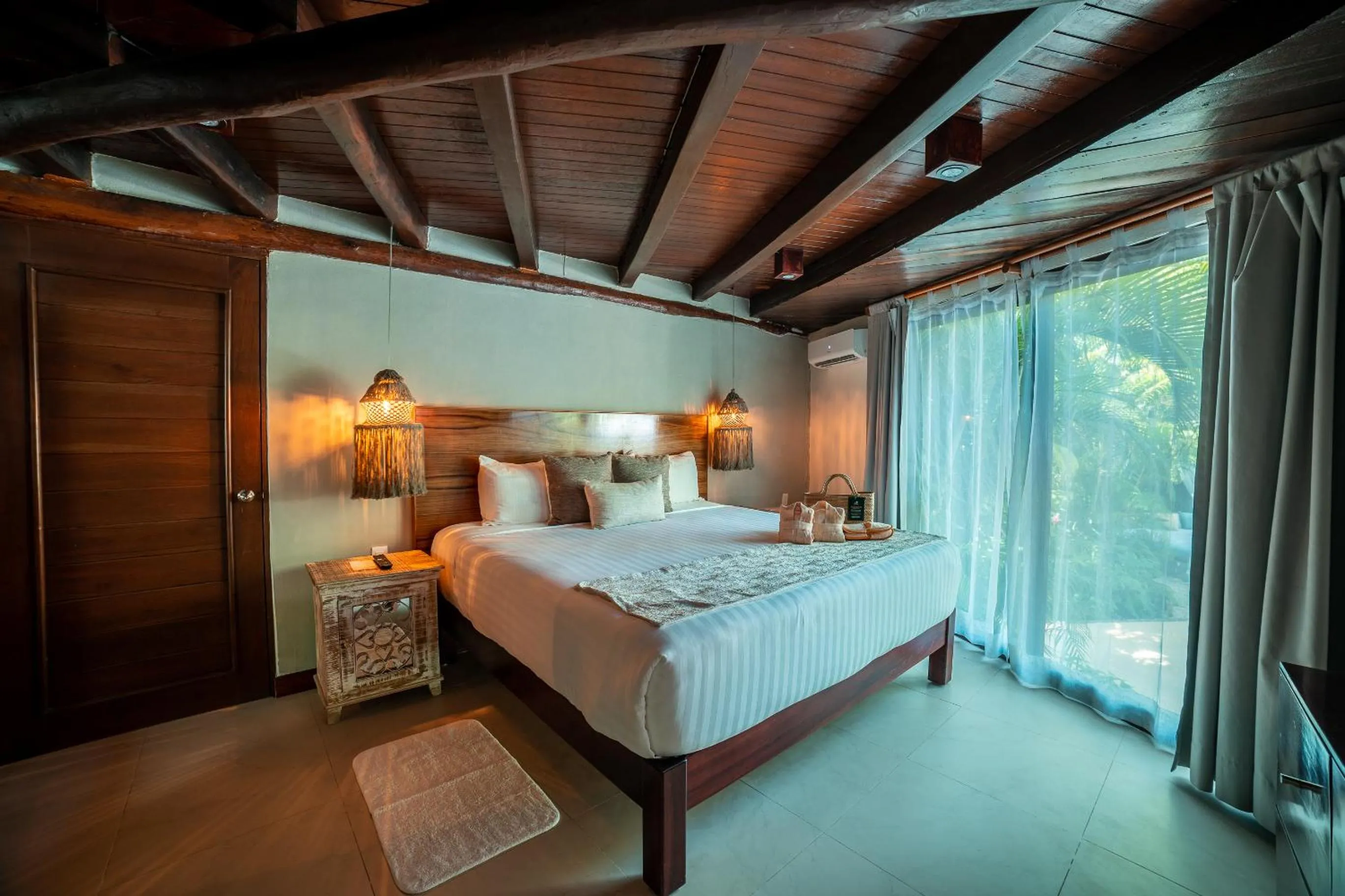 Bed in Ana y Jose Tulum Hotel & Beach Club