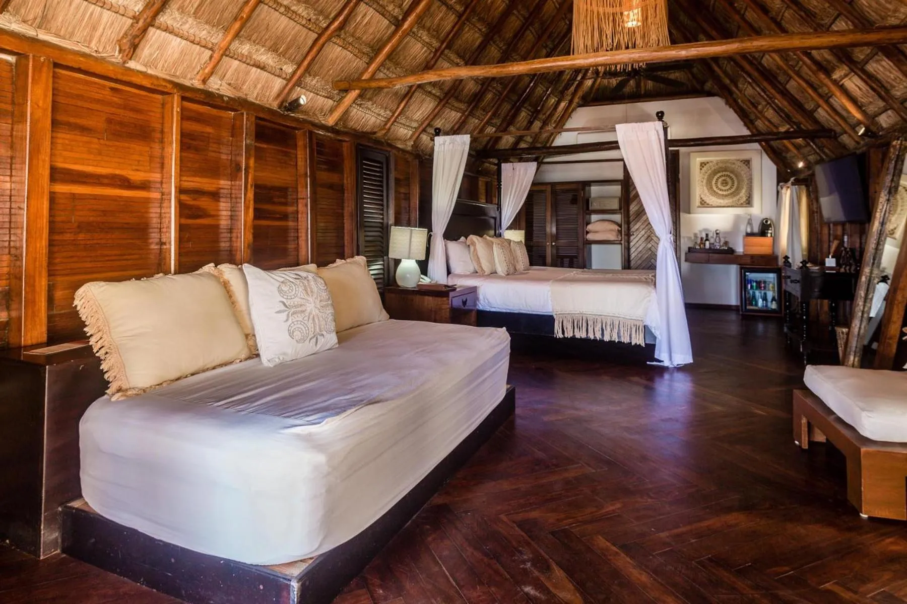 Bedroom, Bed in Ana y Jose Tulum Hotel & Beach Club