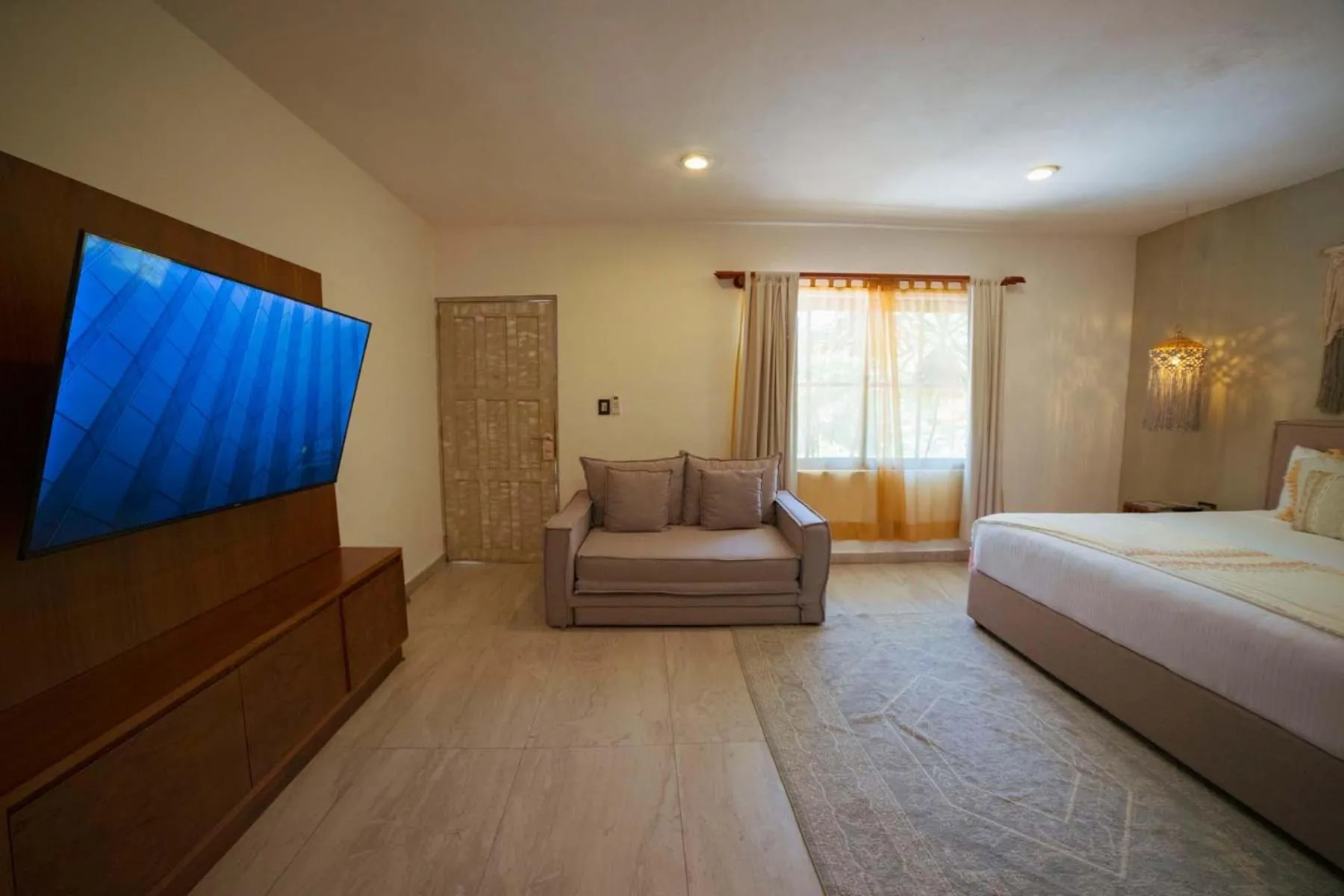 Bed in Ana y Jose Tulum Hotel & Beach Club