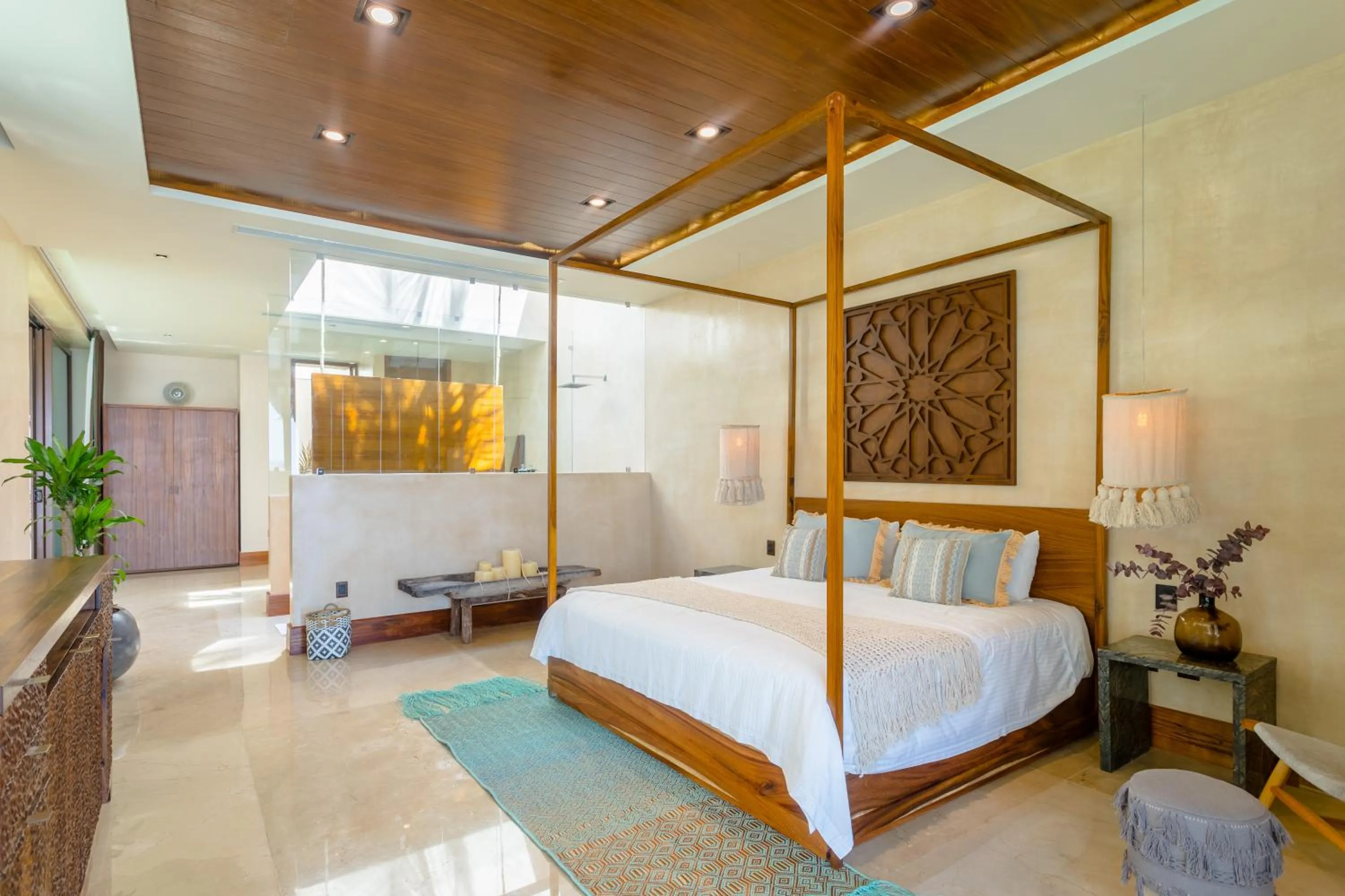 Bedroom, Bed in Ana y Jose Tulum Hotel & Beach Club