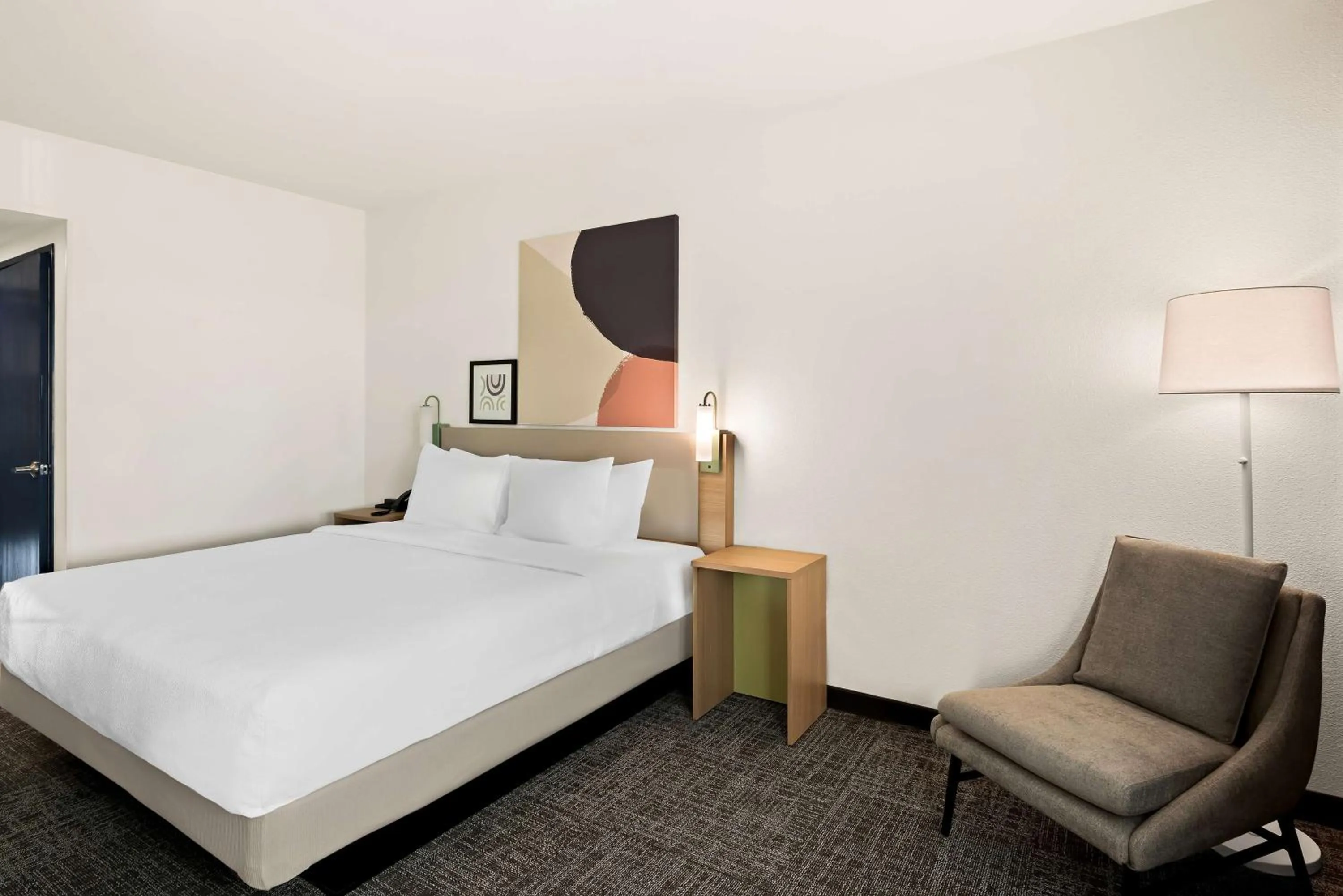 Bed in Spark by Hilton Newest Hotel in Williams CA