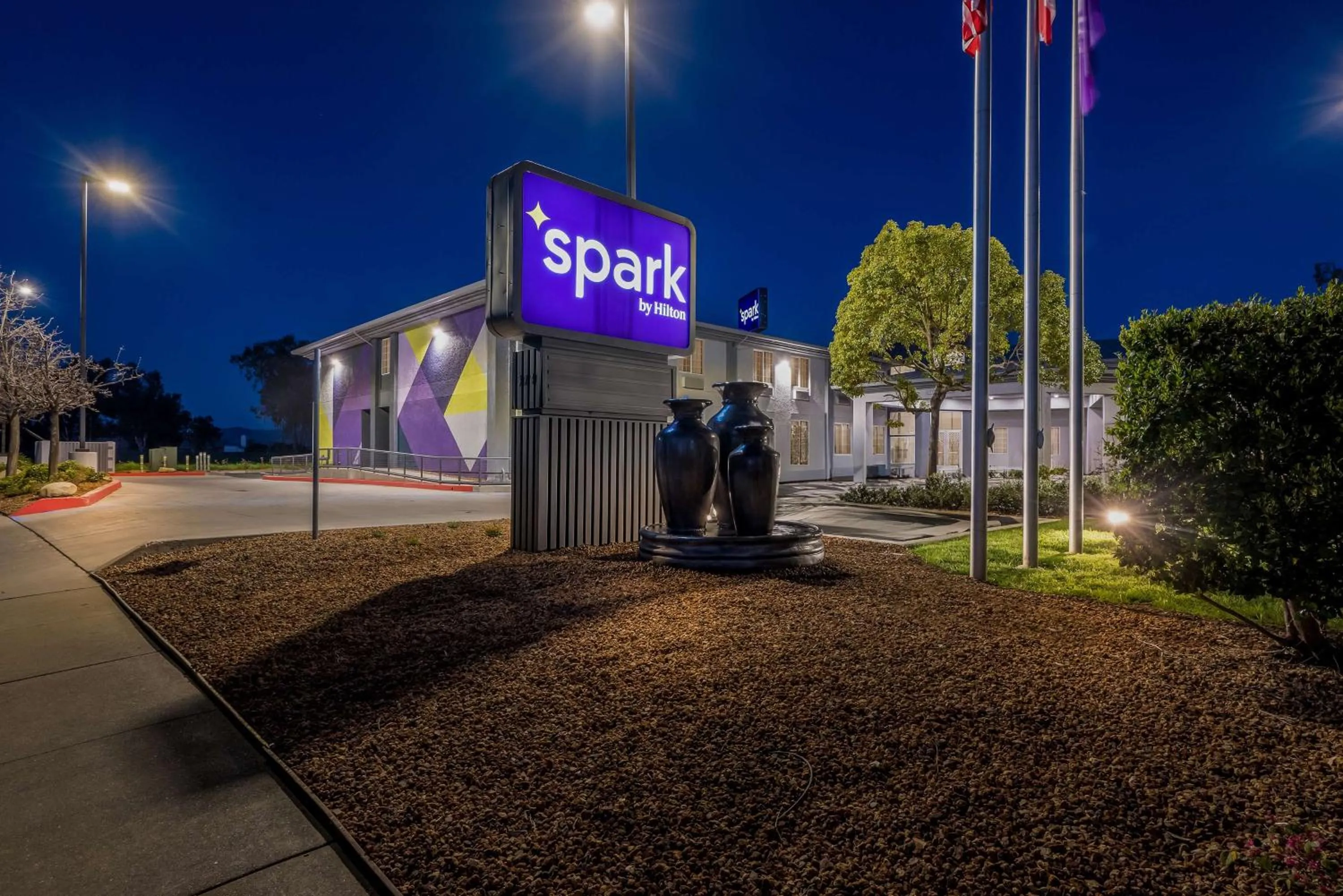 Property building in Spark by Hilton Newest Hotel in Williams CA