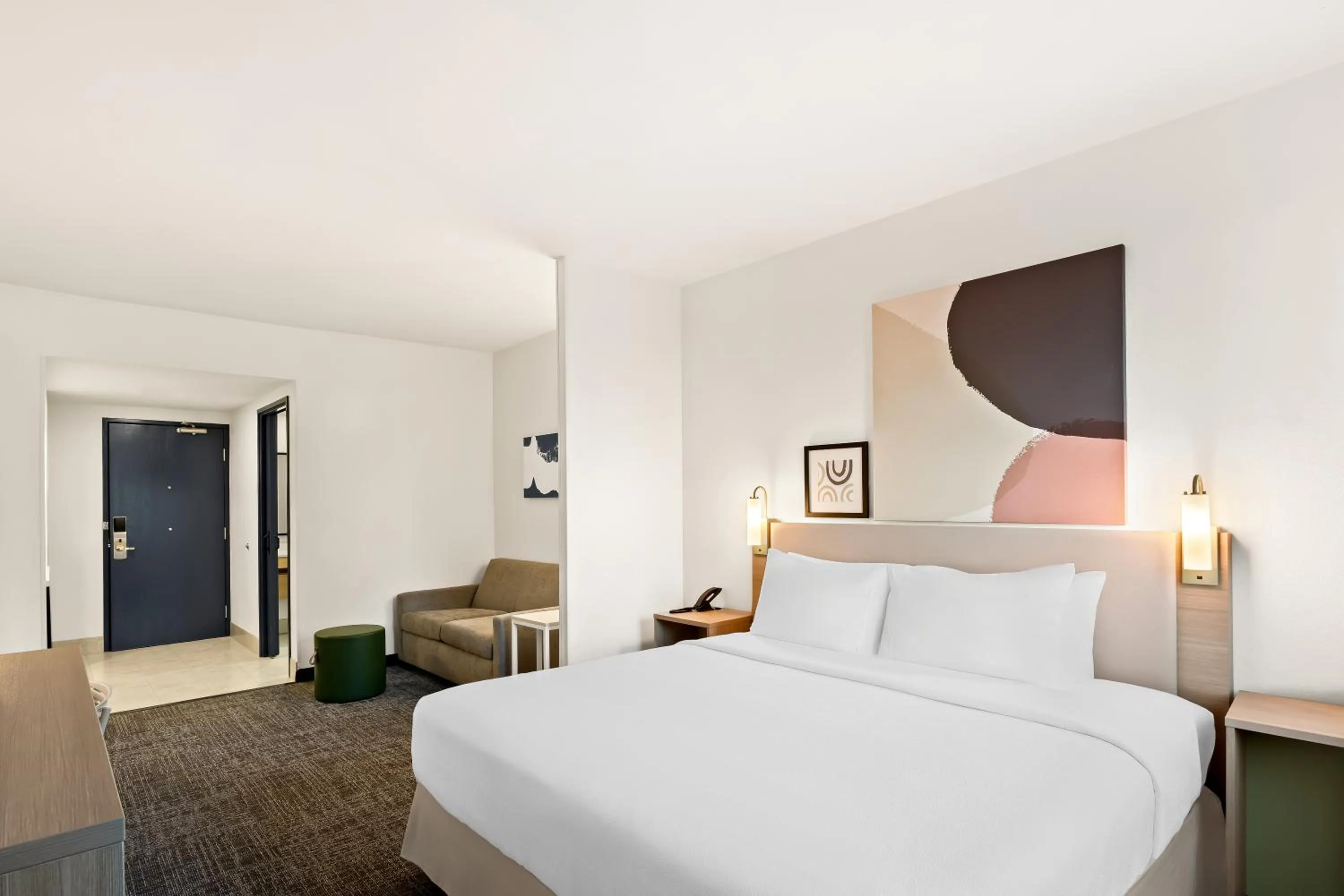 Bed in Spark by Hilton Newest Hotel in Williams CA