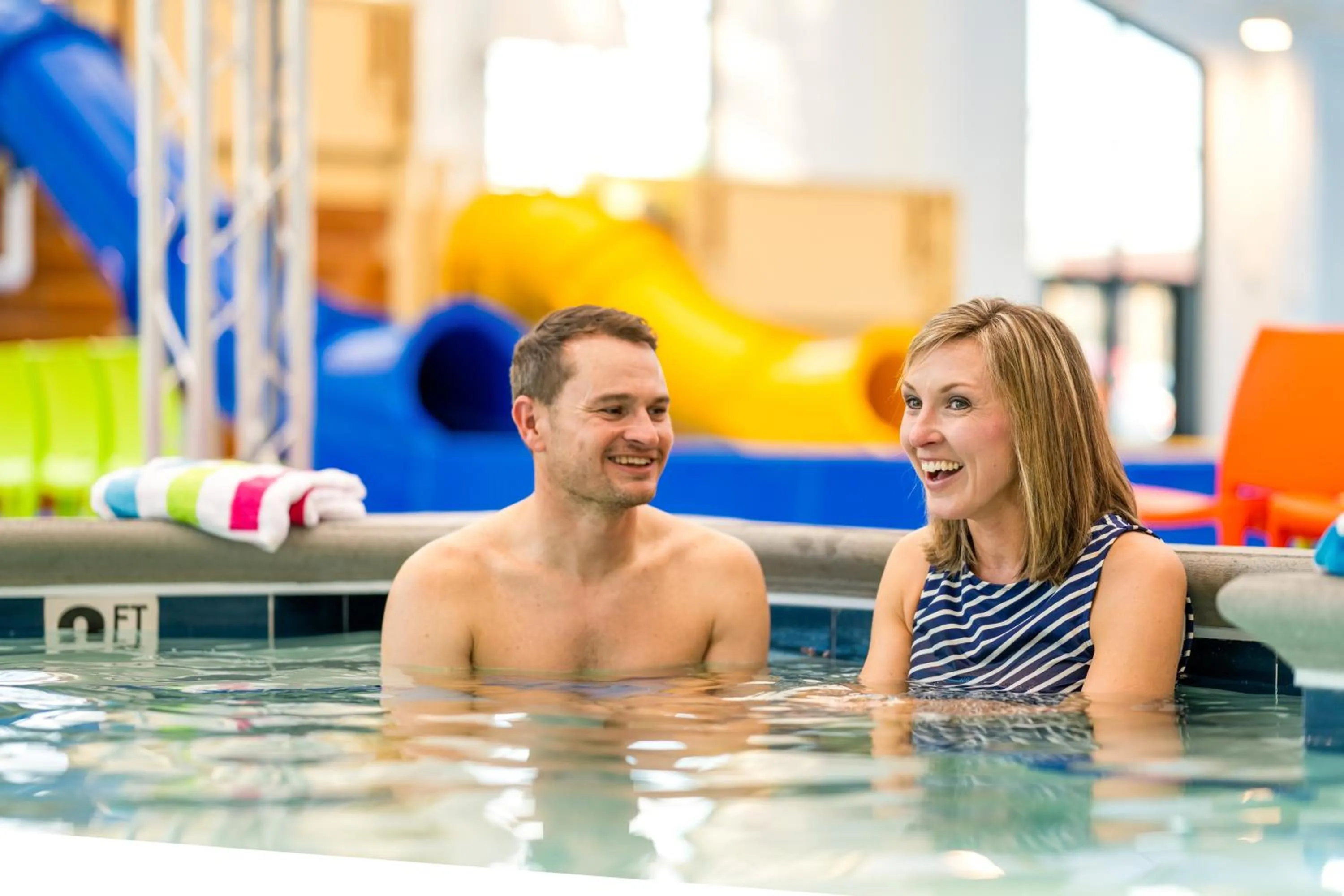 Aqua park in Country Cascades Waterpark Resort