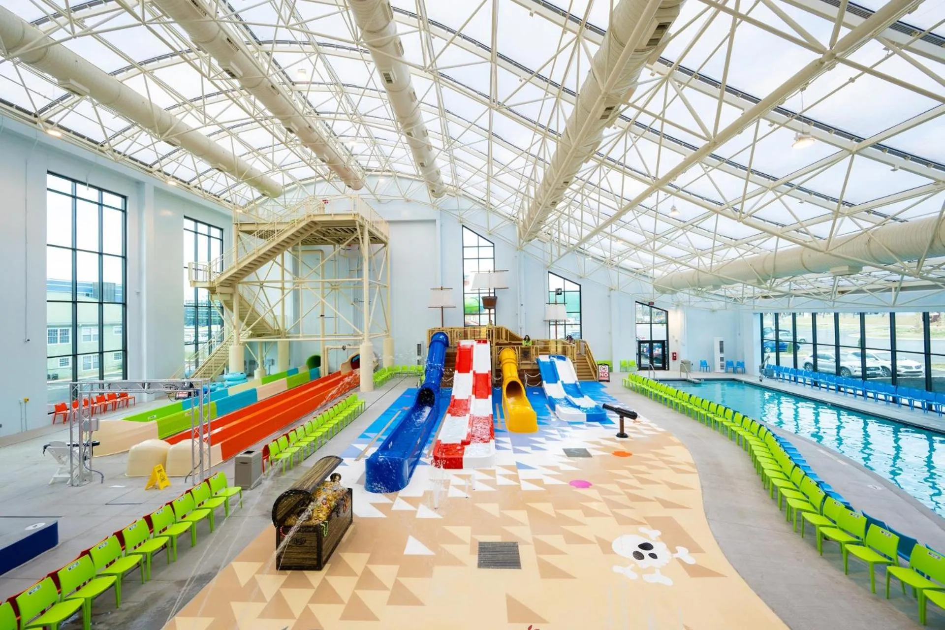 Aqua park in Country Cascades Waterpark Resort
