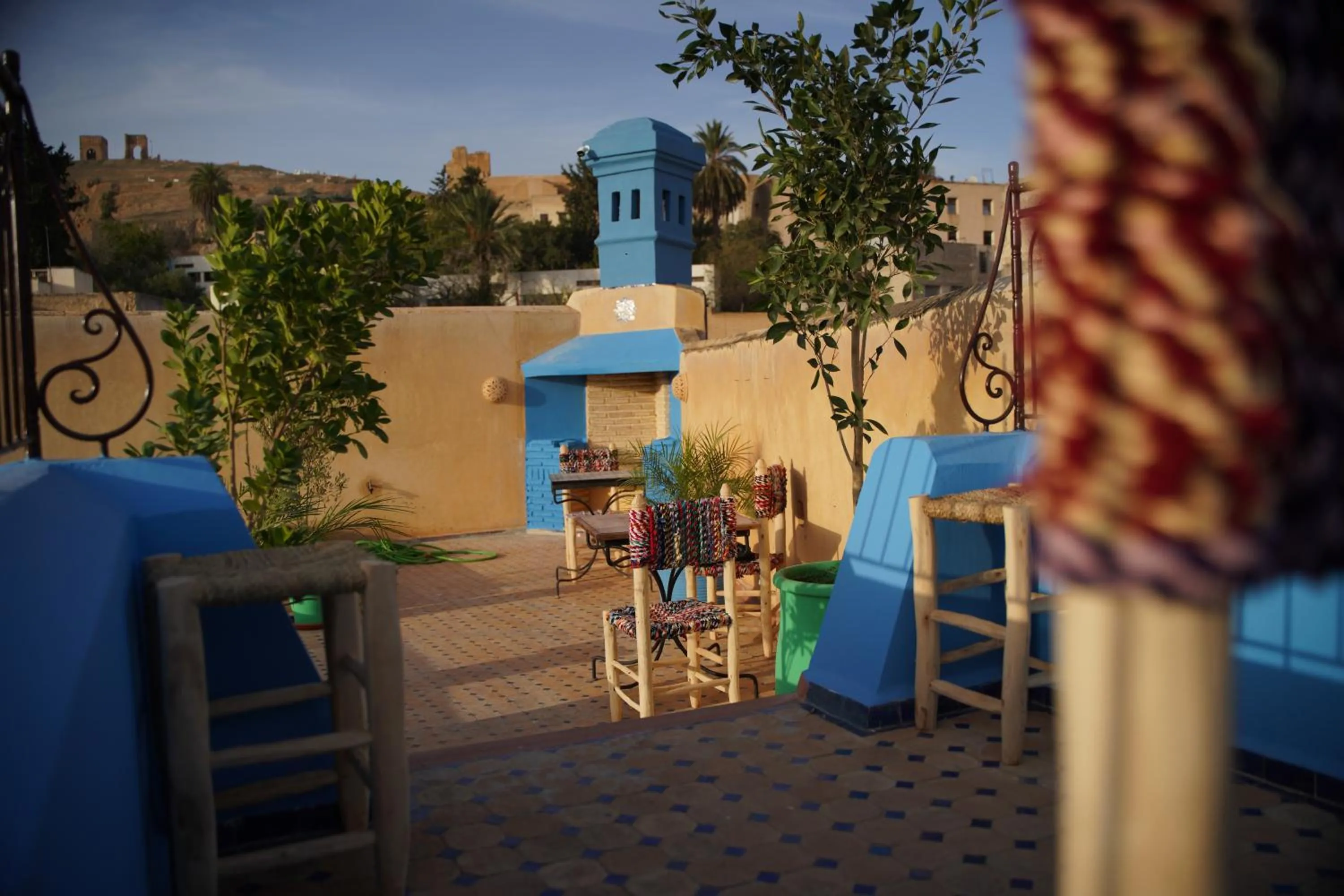 Patio in La Cheminée Bleue Fes