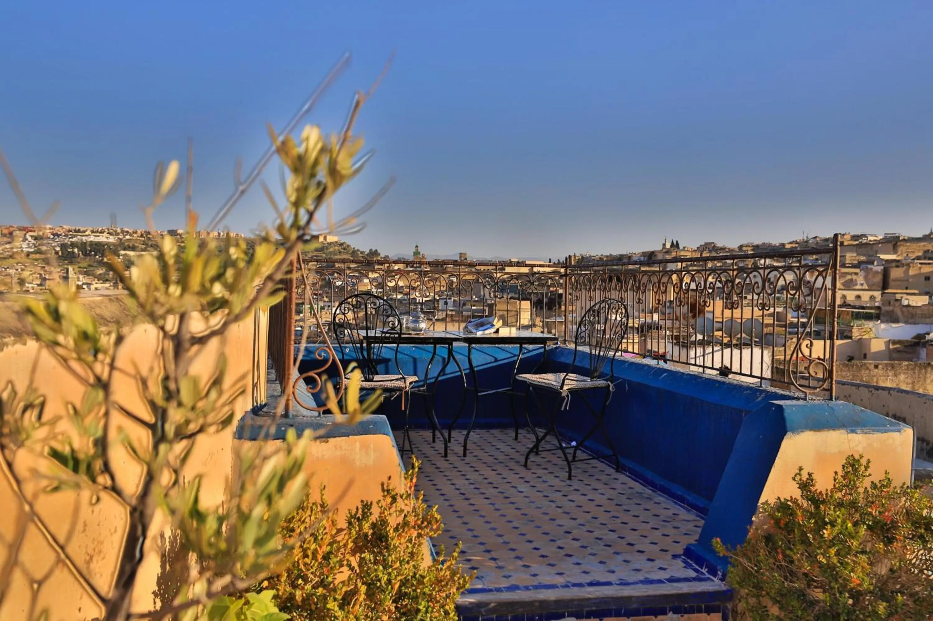 Patio in La Cheminée Bleue Fes