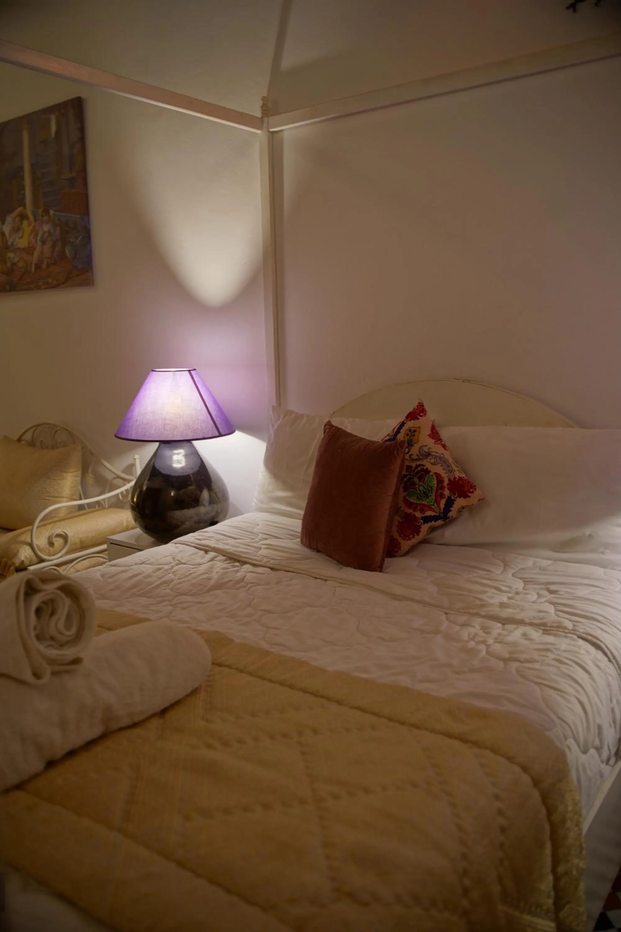 Bed in La Cheminée Bleue Fes