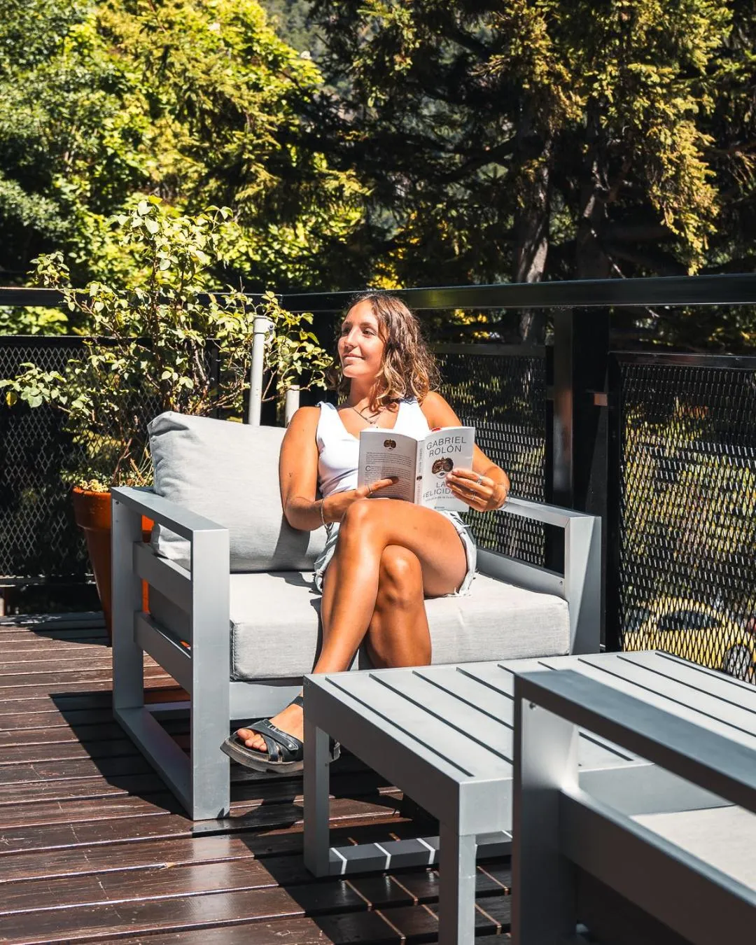 Solarium in Patagonia Plaza Hotel
