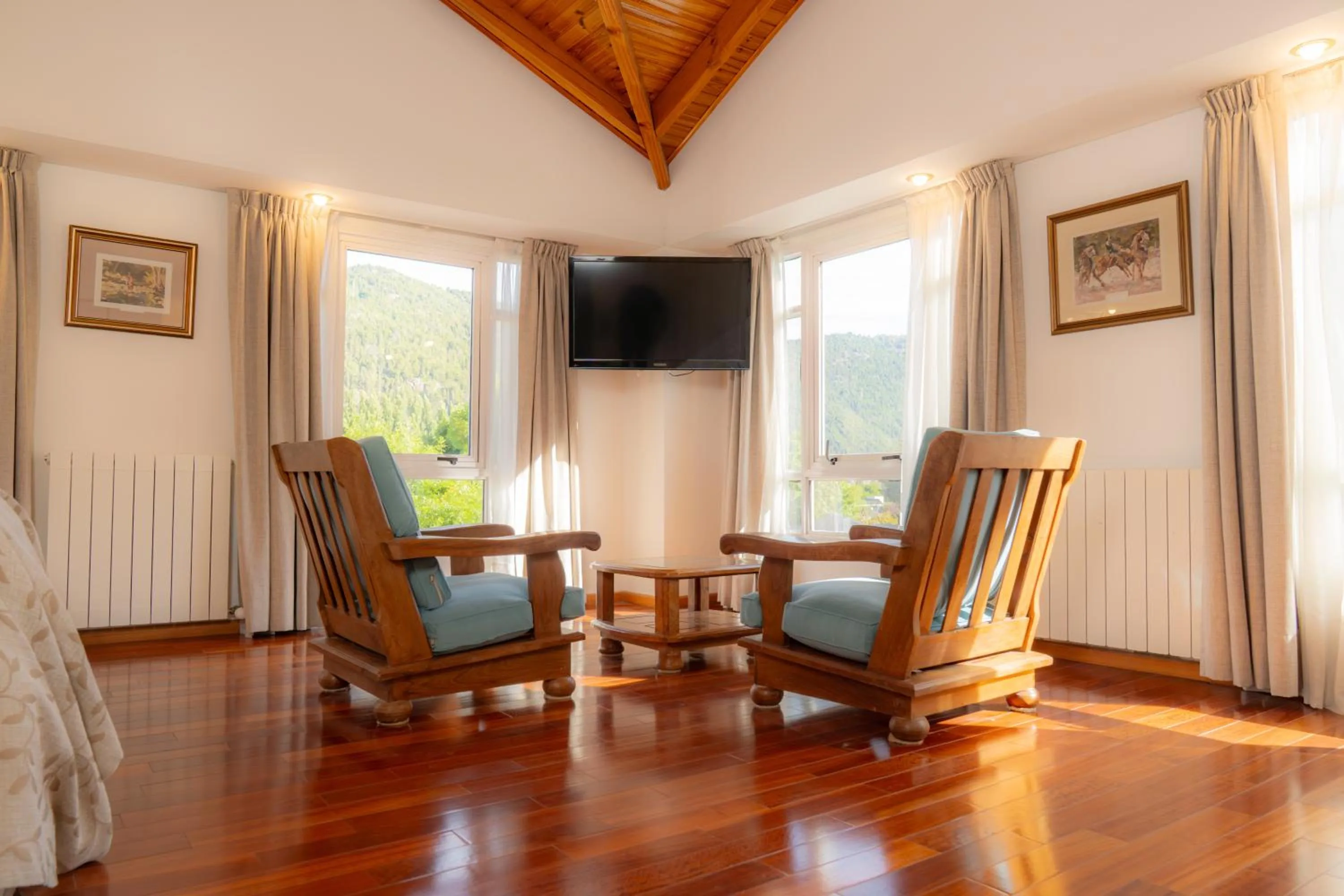 Communal lounge/ TV room in Patagonia Plaza Hotel