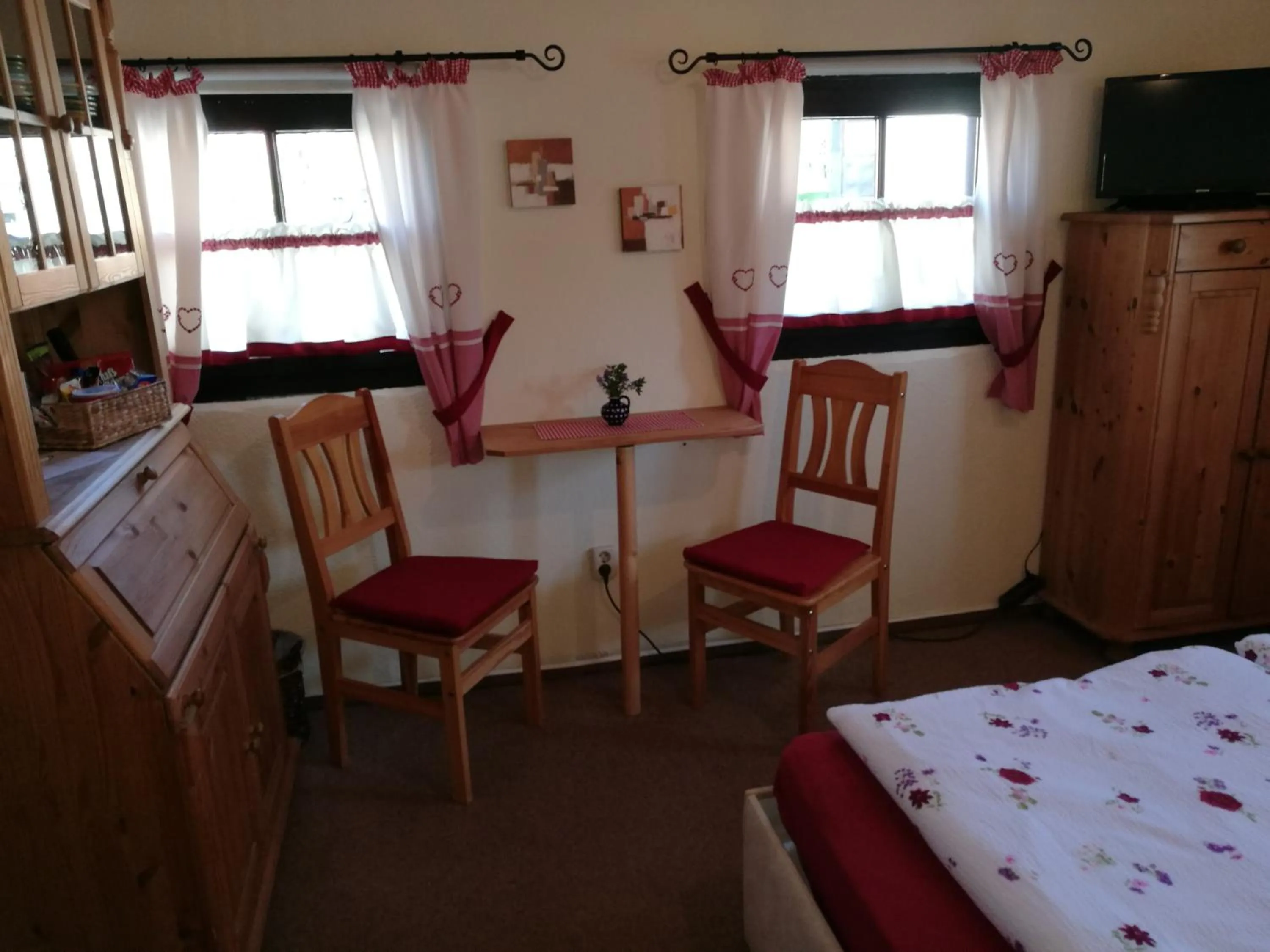 Decorative detail, Bed in Elbhangzimmer Dresden