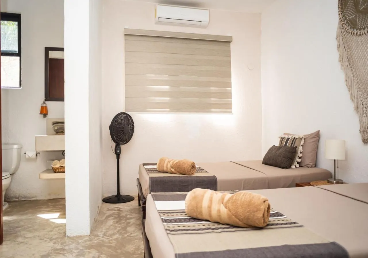 Bed in Villa Los Mangles Boutique Hotel