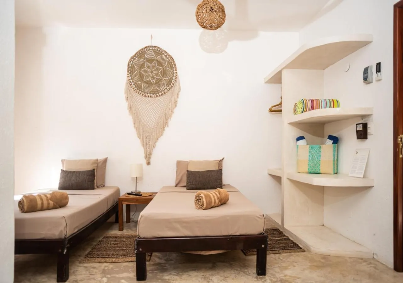 Bed in Villa Los Mangles Boutique Hotel